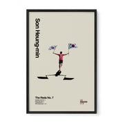 Son Heung-Min Korean Flags Print