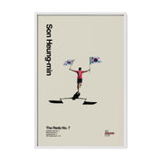 Son Heung-Min Korean Flags Print