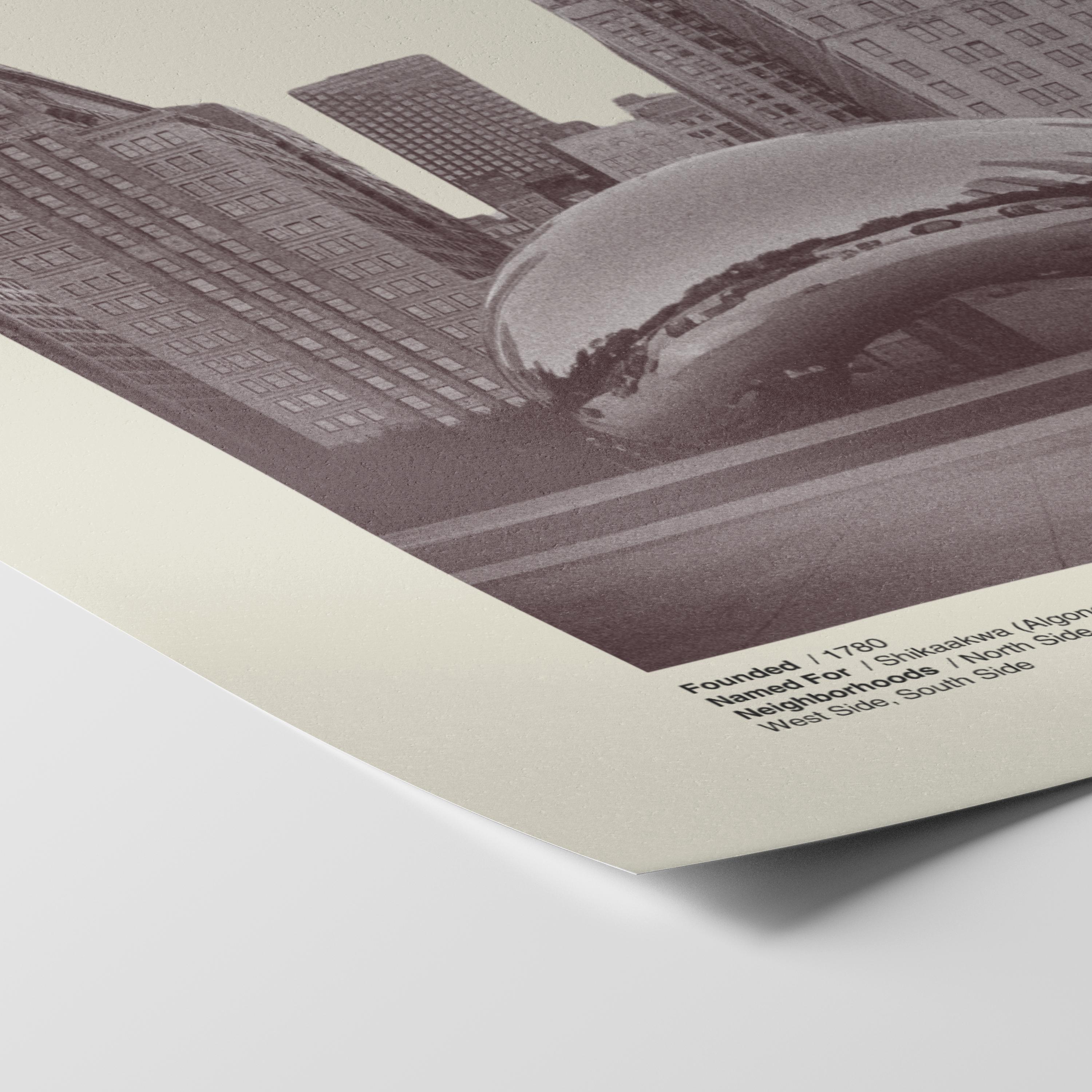 Chicago Bean Print v1