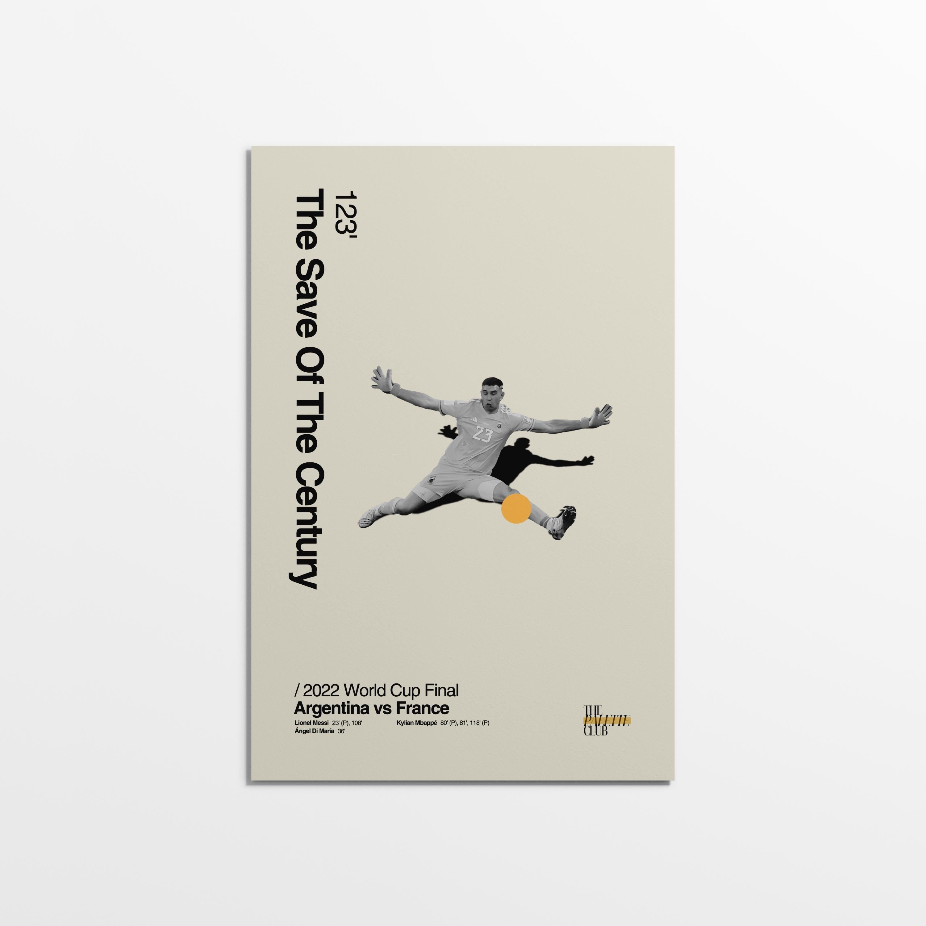 Emiliano Martinez Argentina World Cup Print v1