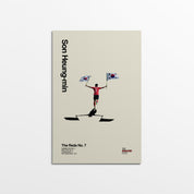 Son Heung-Min Korean Flags Print