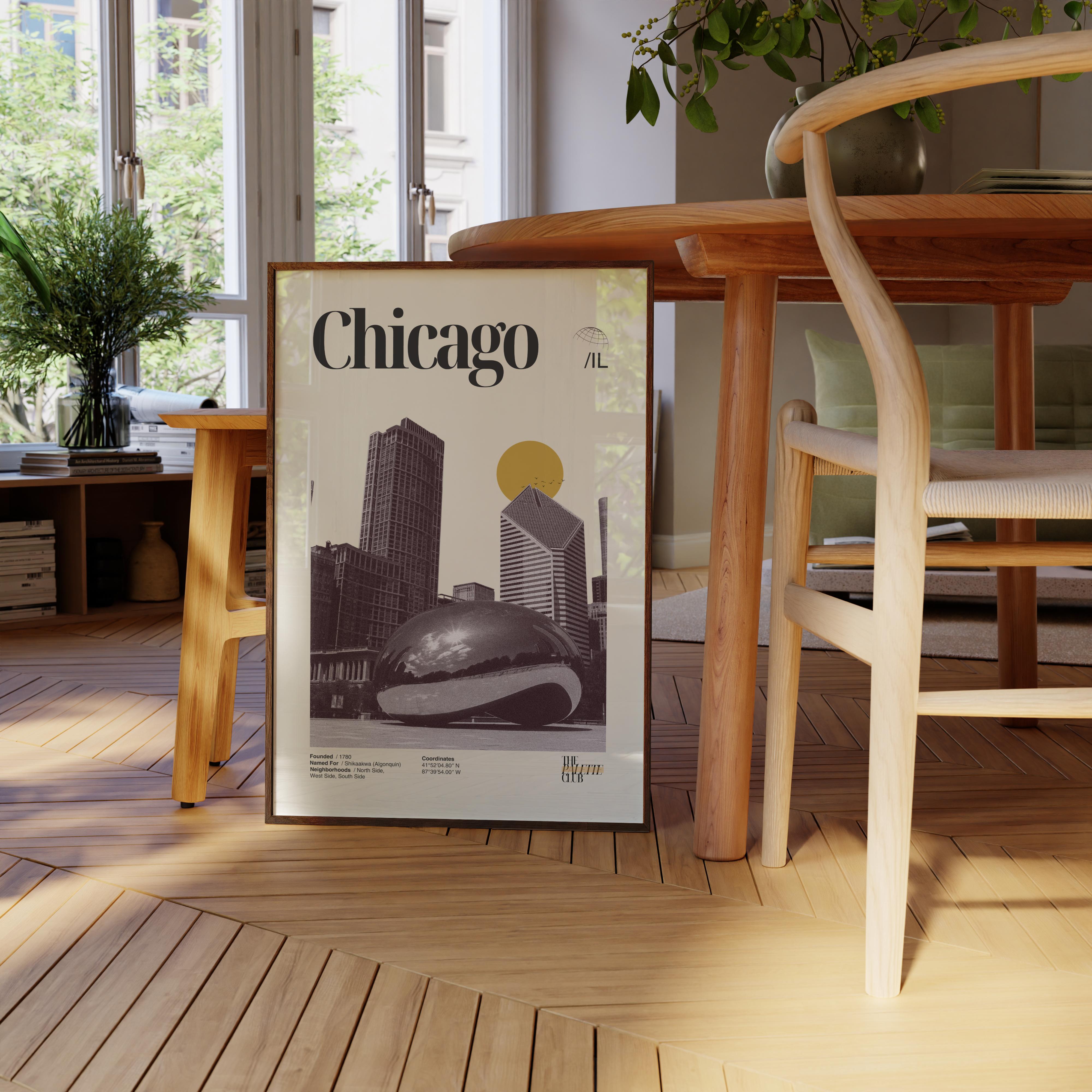 Chicago Bean Print v2