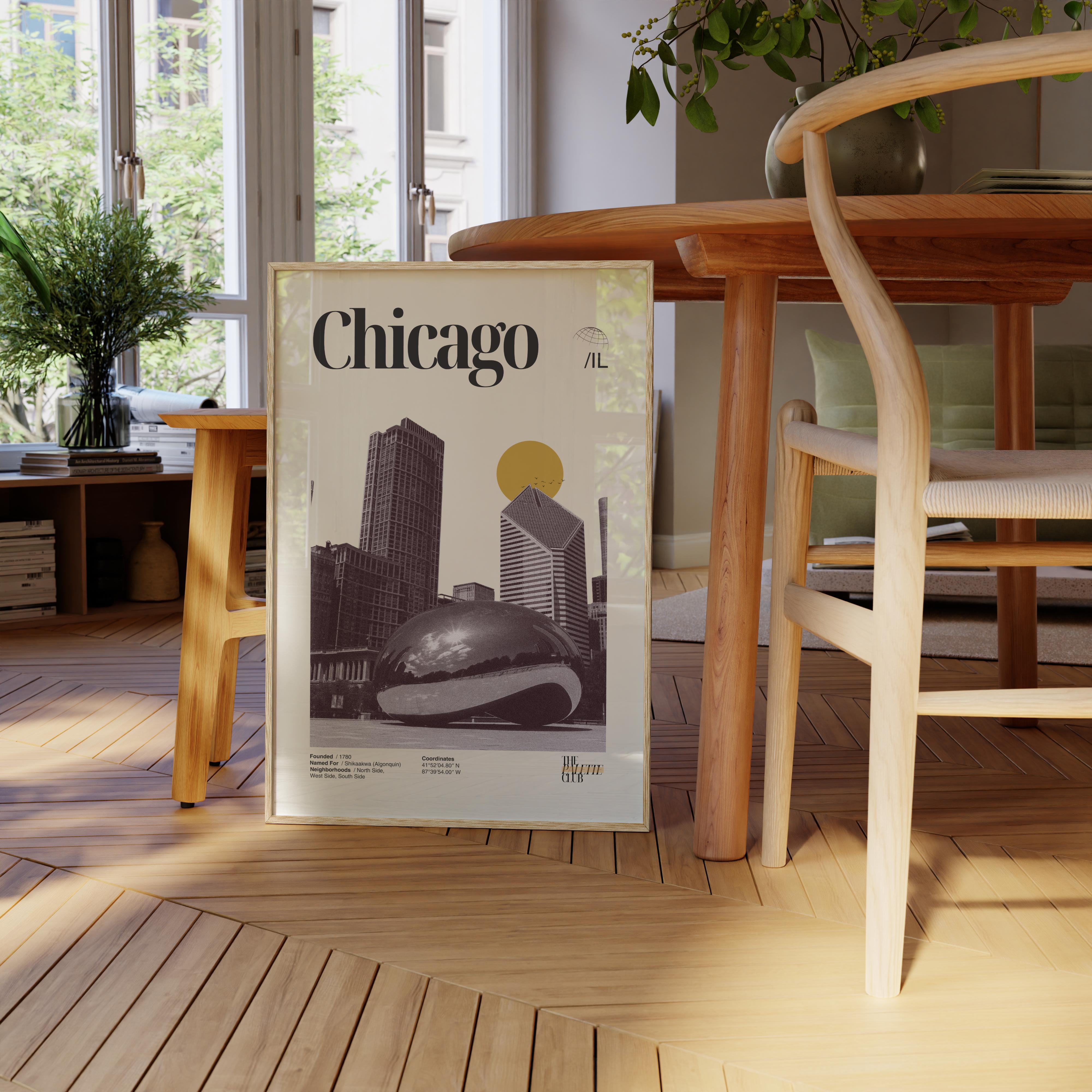 Chicago Bean Print v2