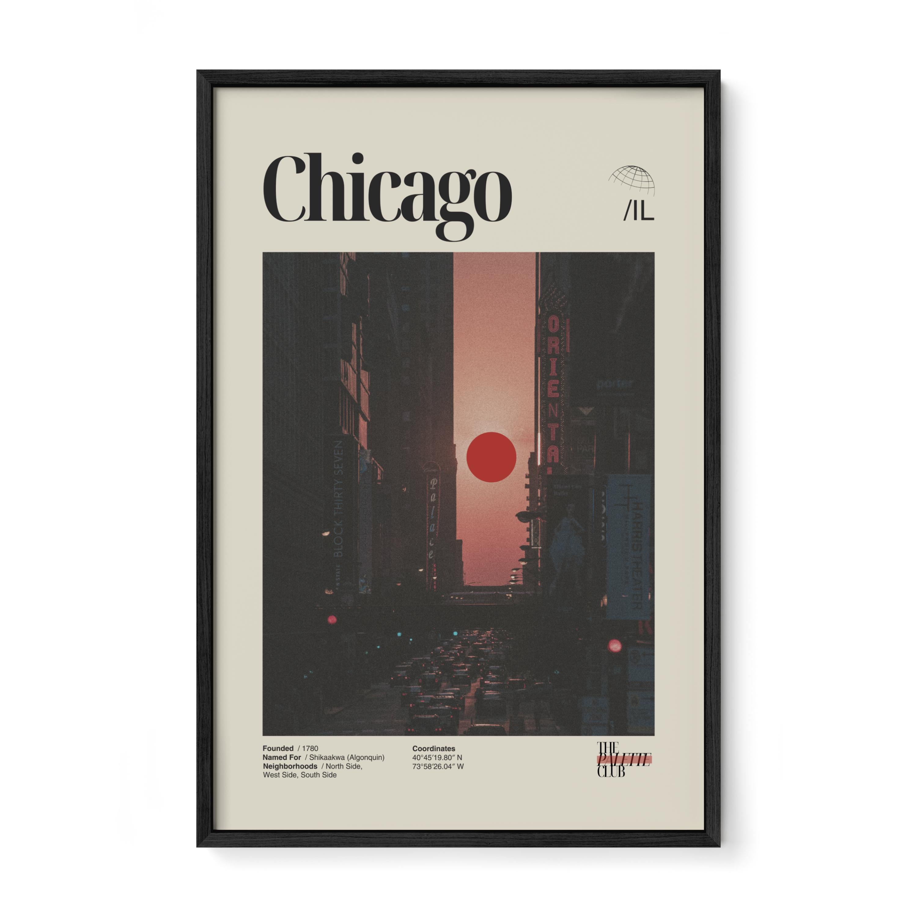 Chicago-henge Sunset Print