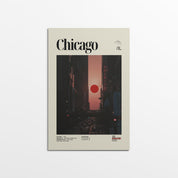 Chicago-henge Sunset Print