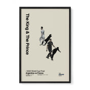 Messi & Mbappé 2022 World Cup Final Print