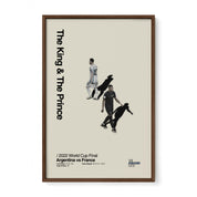 Messi & Mbappé 2022 World Cup Final Print
