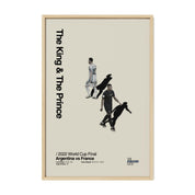 Messi & Mbappé 2022 World Cup Final Print