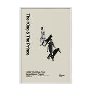 Messi & Mbappé 2022 World Cup Final Print