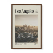 Los Angeles Sunset Dodgers Stadium Print