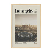 Los Angeles Sunset Dodgers Stadium Print