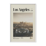 Los Angeles Sunset Dodgers Stadium Print