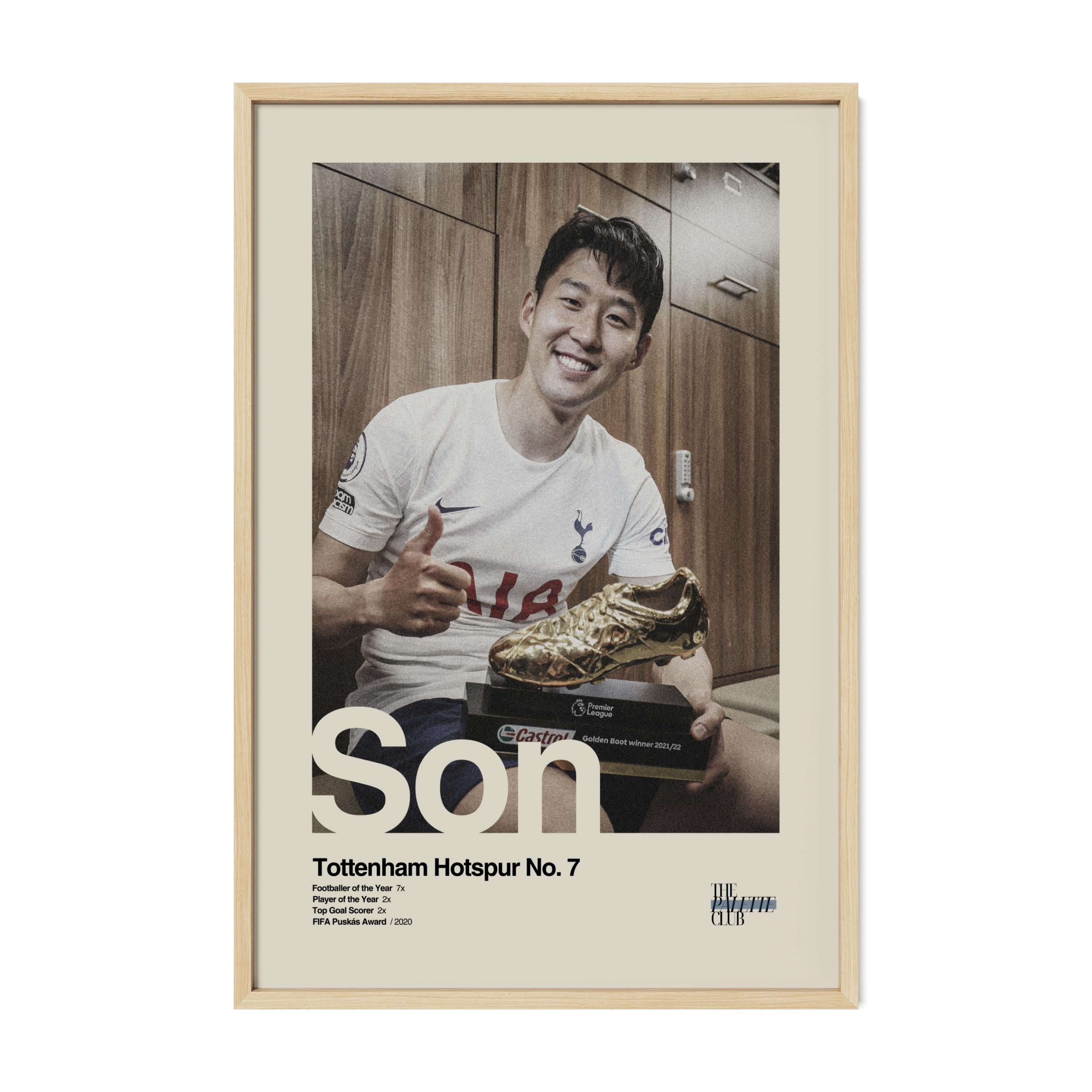Son Heung-Min Tottenham Hotspur Print v1