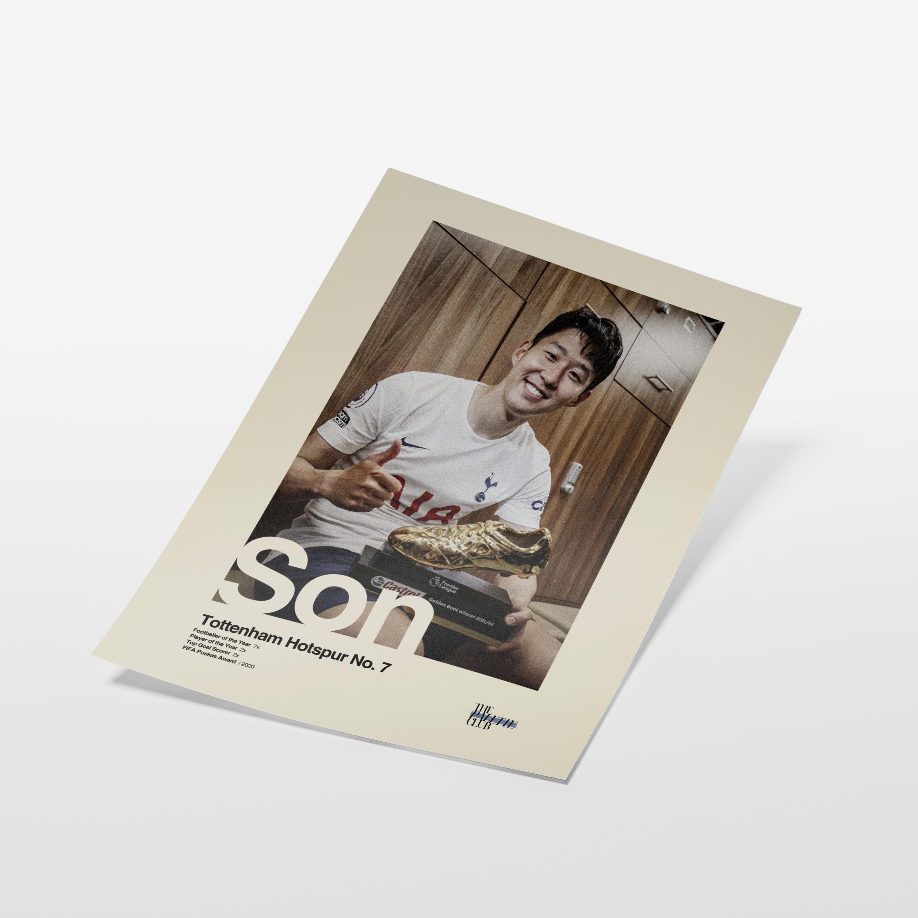 Son Heung-Min Tottenham Hotspur Print v1