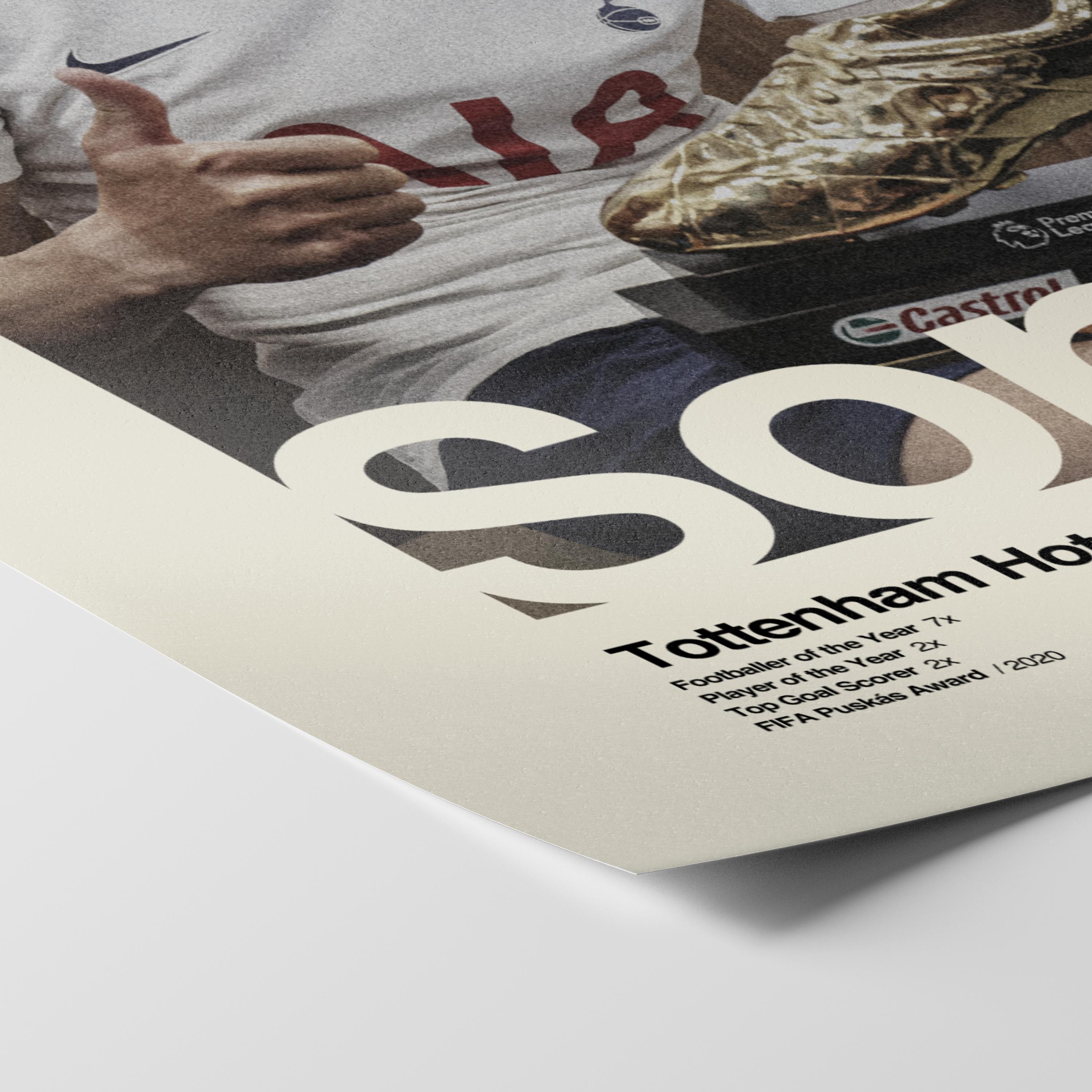 Son Heung-Min Tottenham Hotspur Print v1