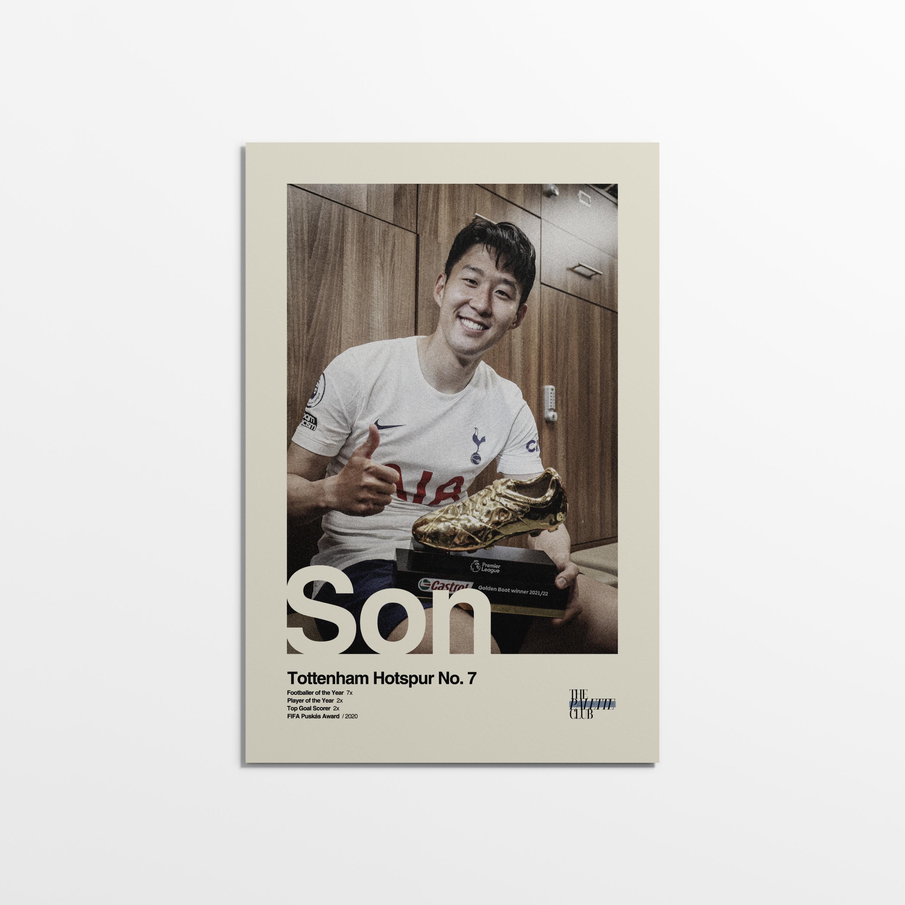 Son Heung-Min Tottenham Hotspur Print v1