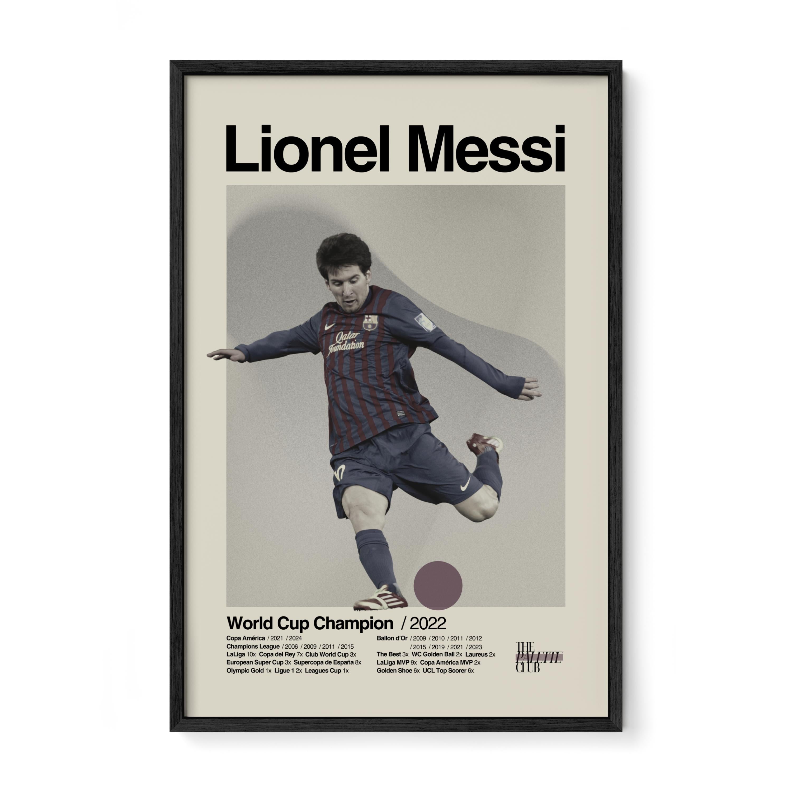 Lionel Messi Barcelona Print v3