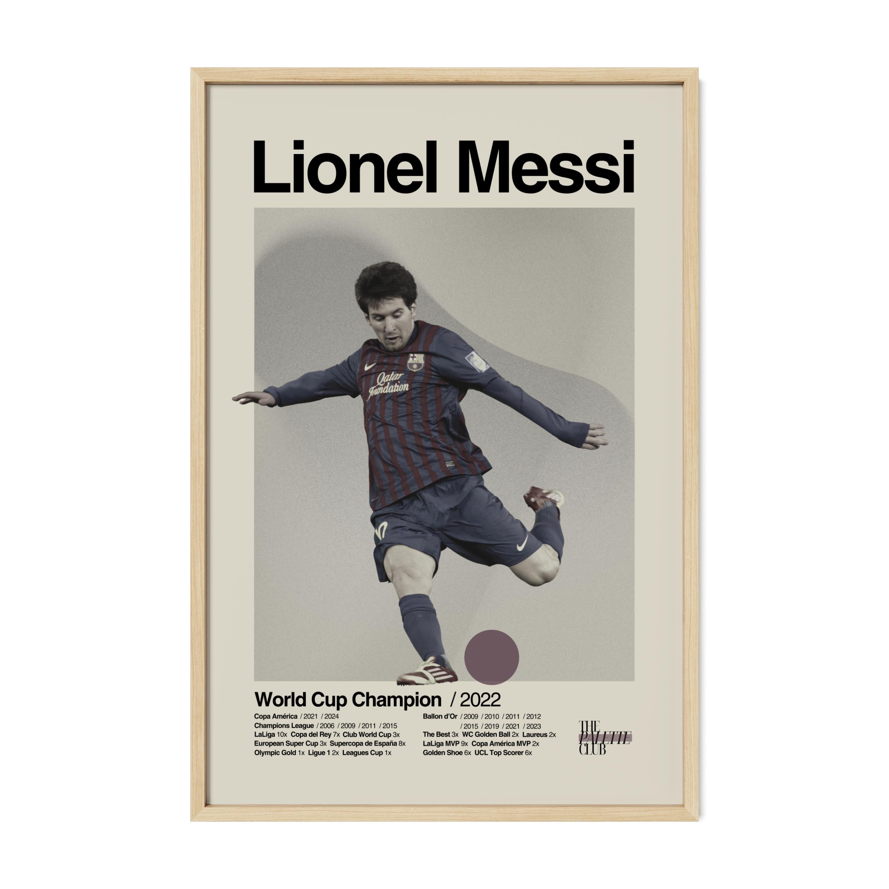 Lionel Messi Barcelona Print v3