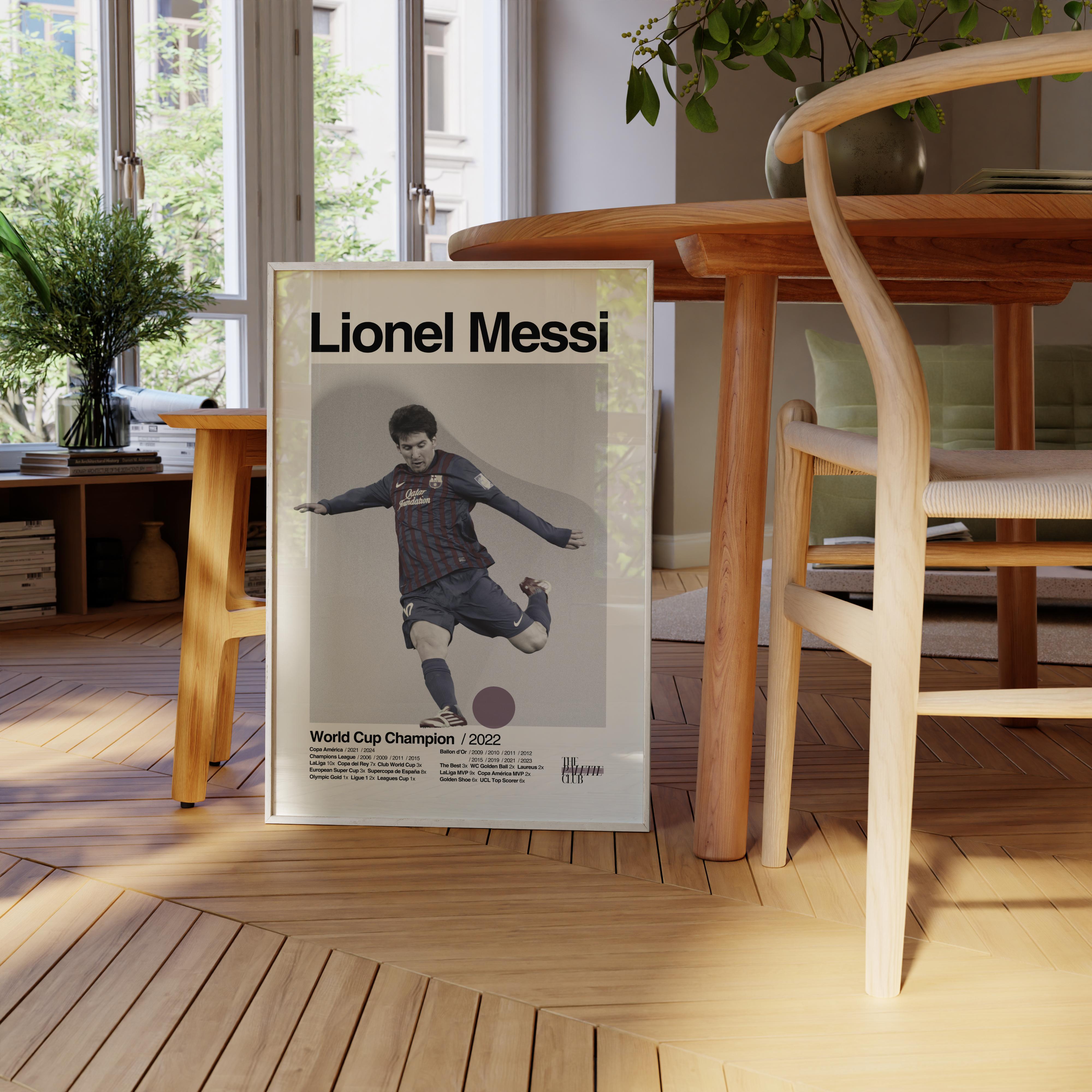 Lionel Messi Barcelona Print v3