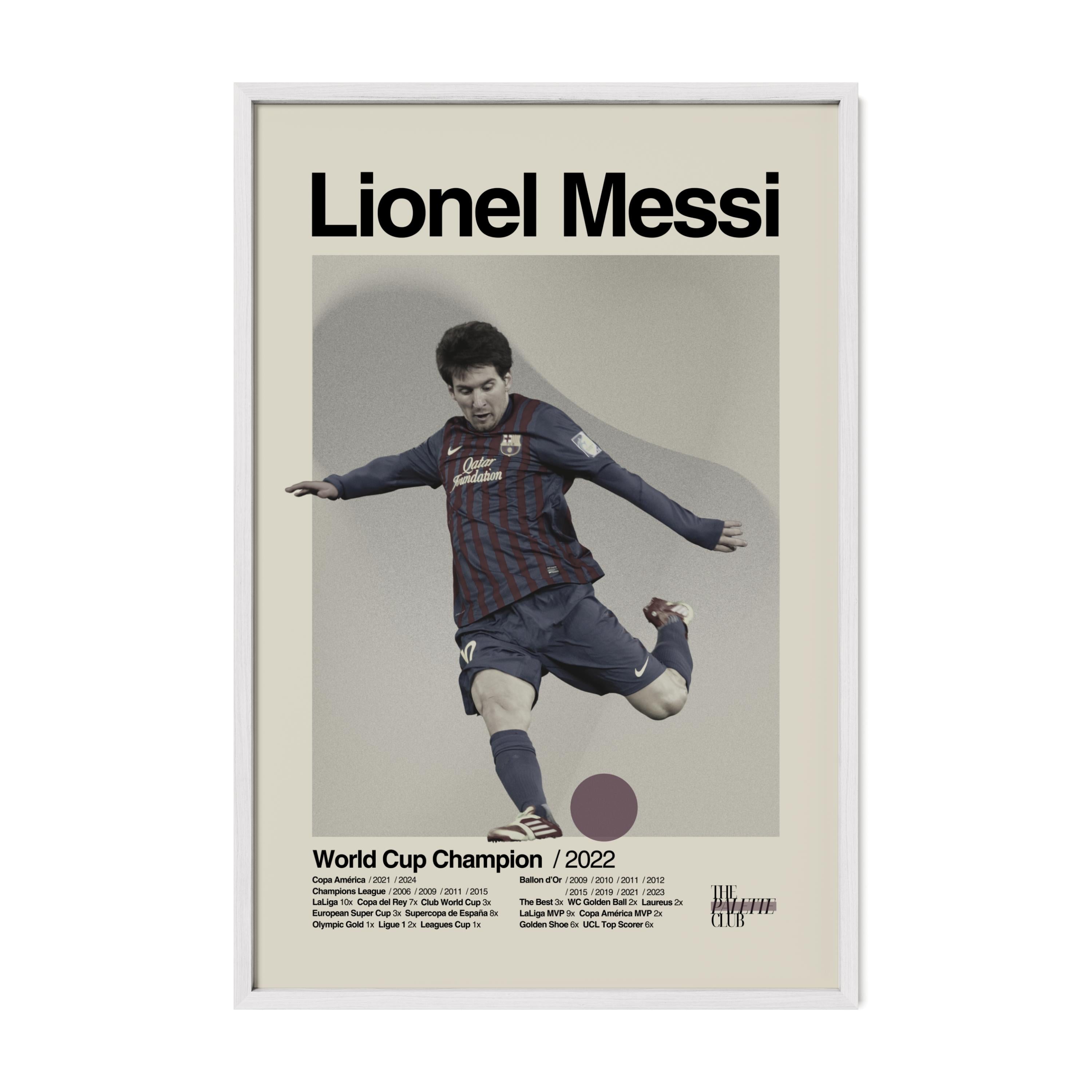 Lionel Messi Barcelona Print v3