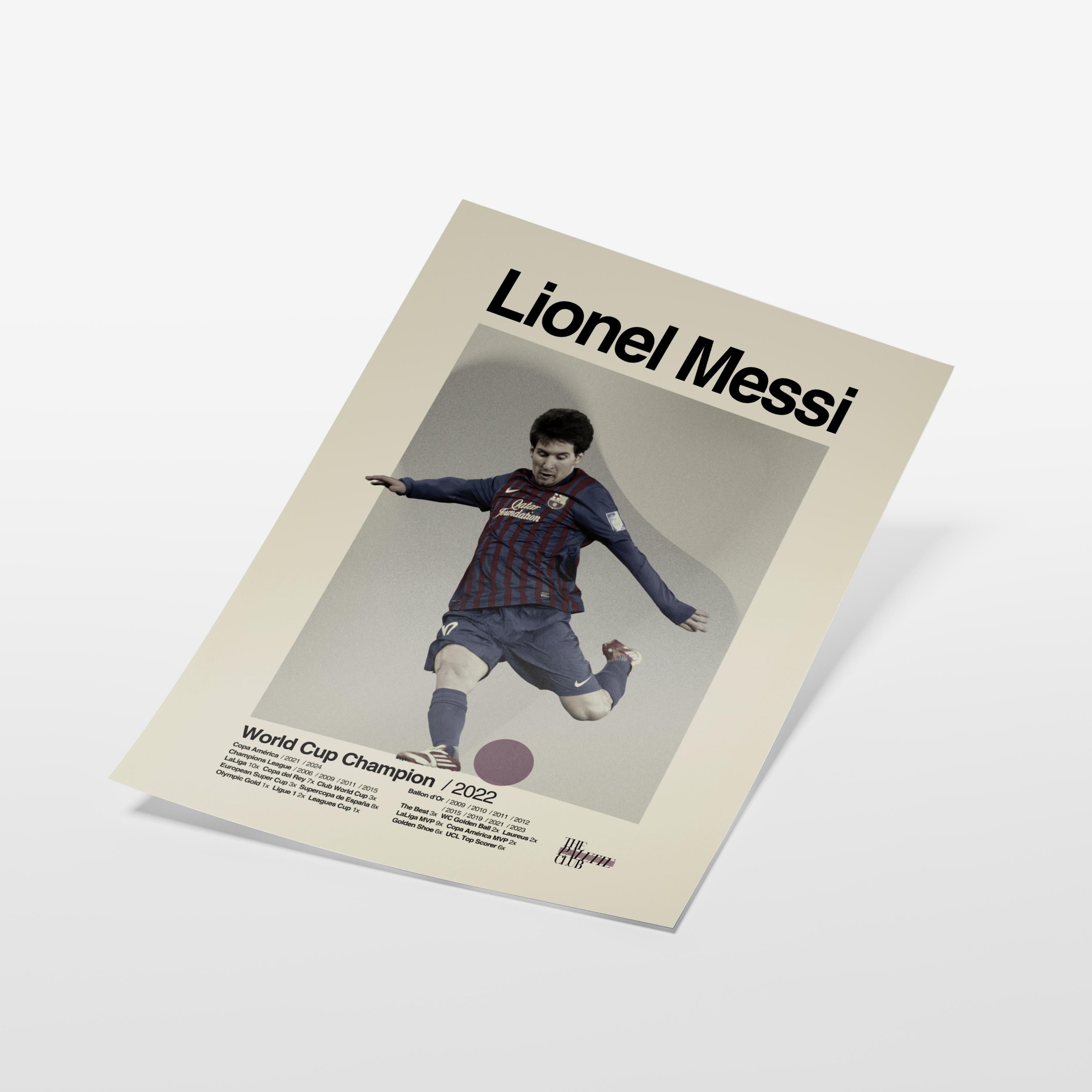 Lionel Messi Barcelona Print v3