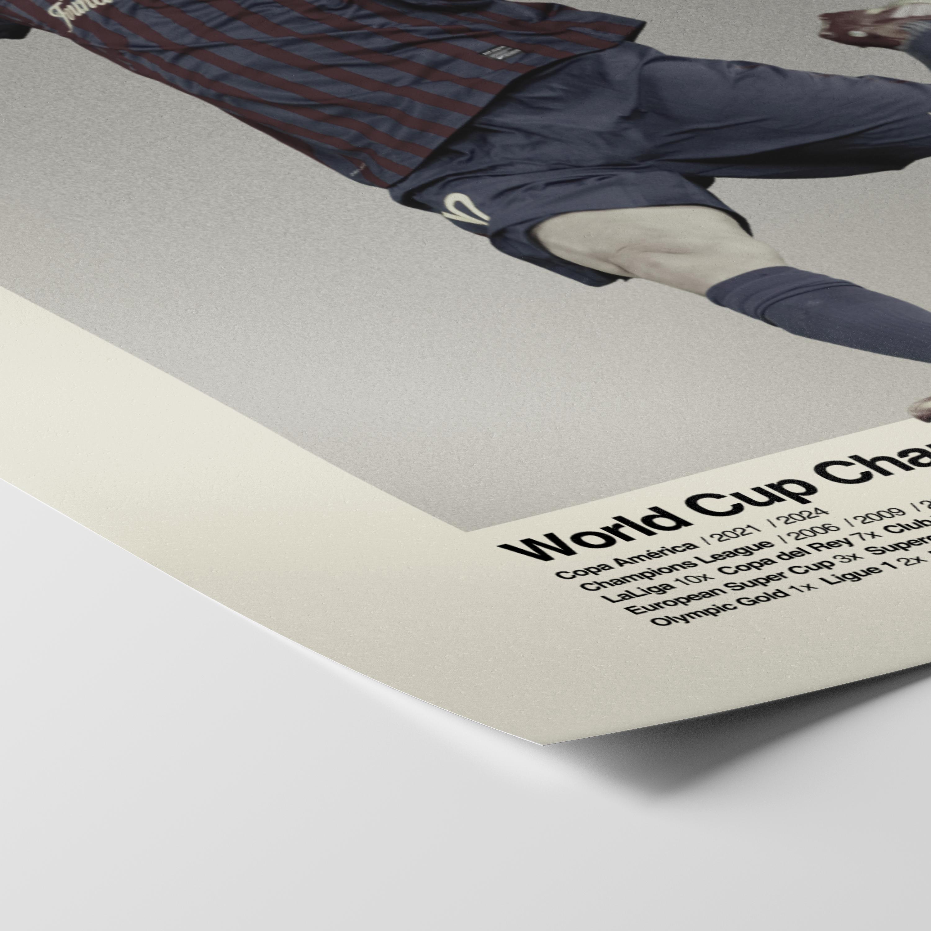 Lionel Messi Barcelona Print v3