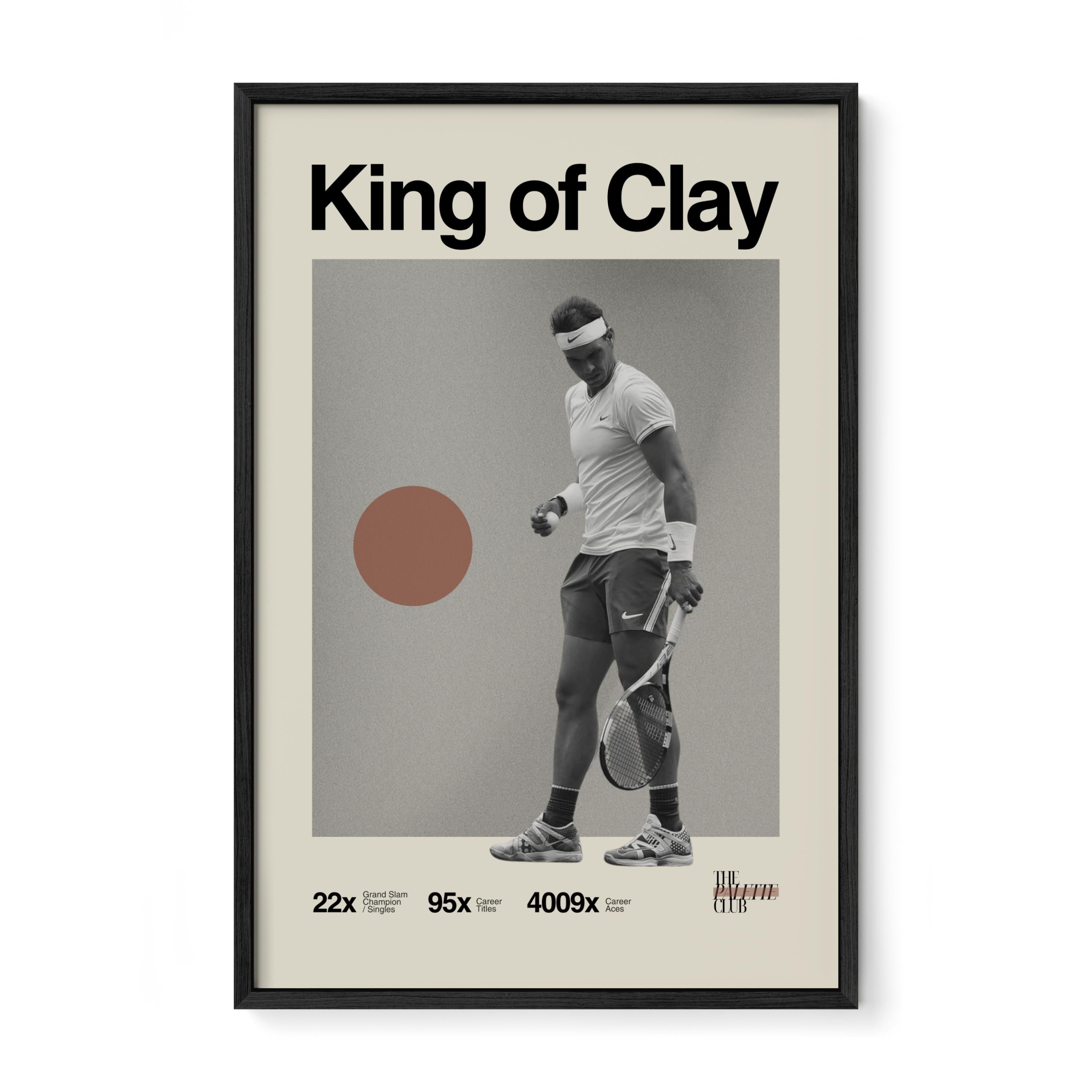 Rafael Nadal "King of Clay" Print