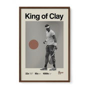 Rafael Nadal "King of Clay" Print