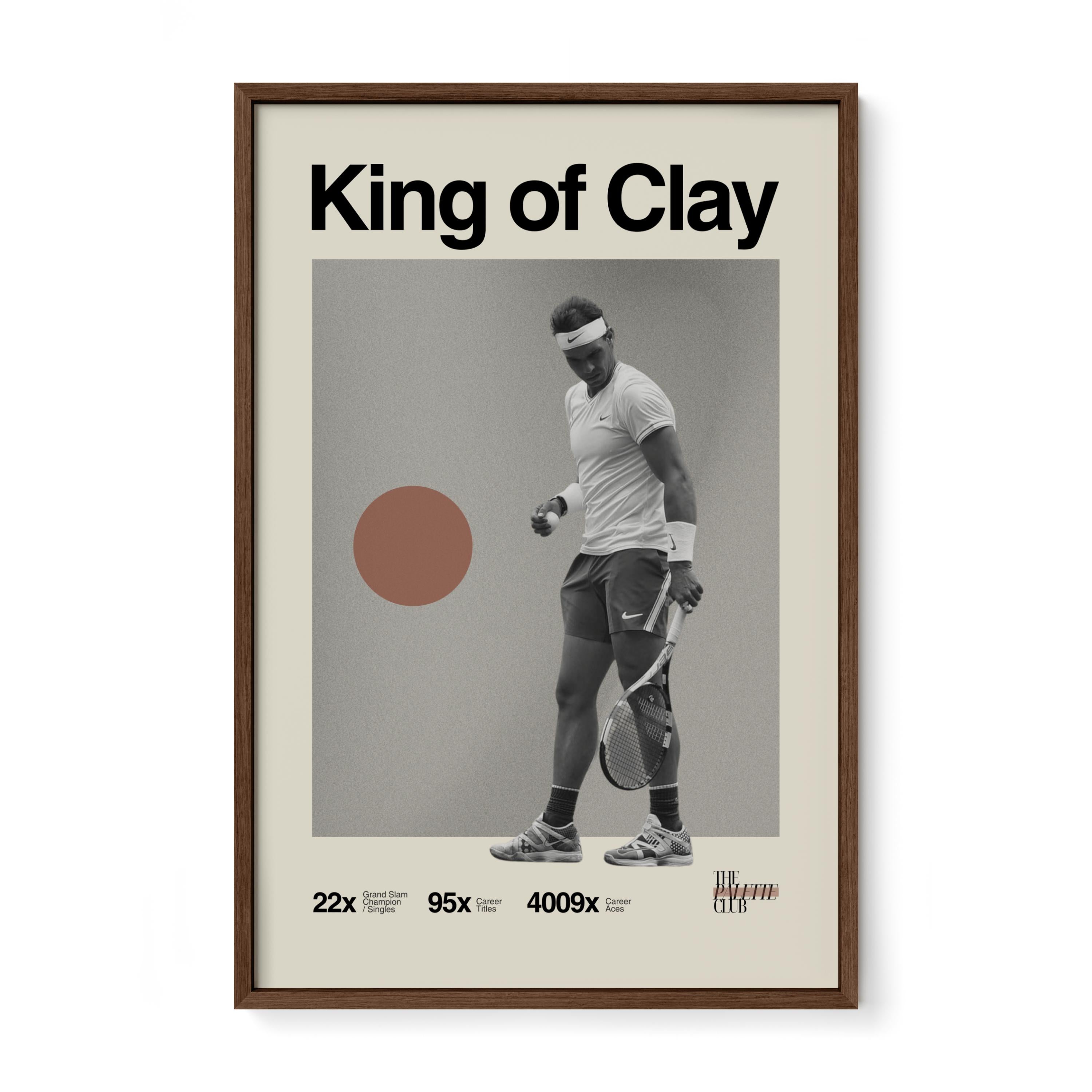 Rafael Nadal "King of Clay" Print