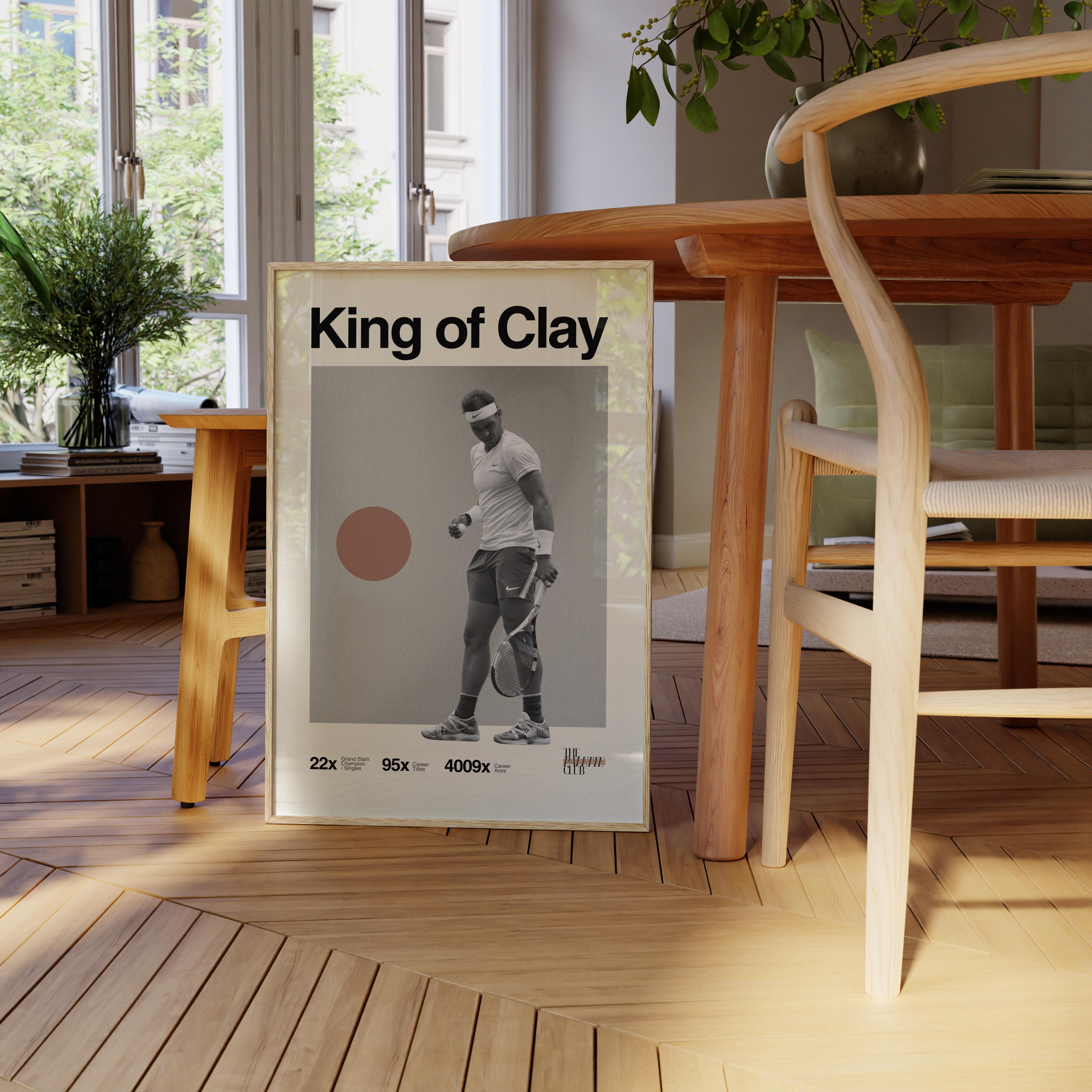 Rafael Nadal "King of Clay" Print