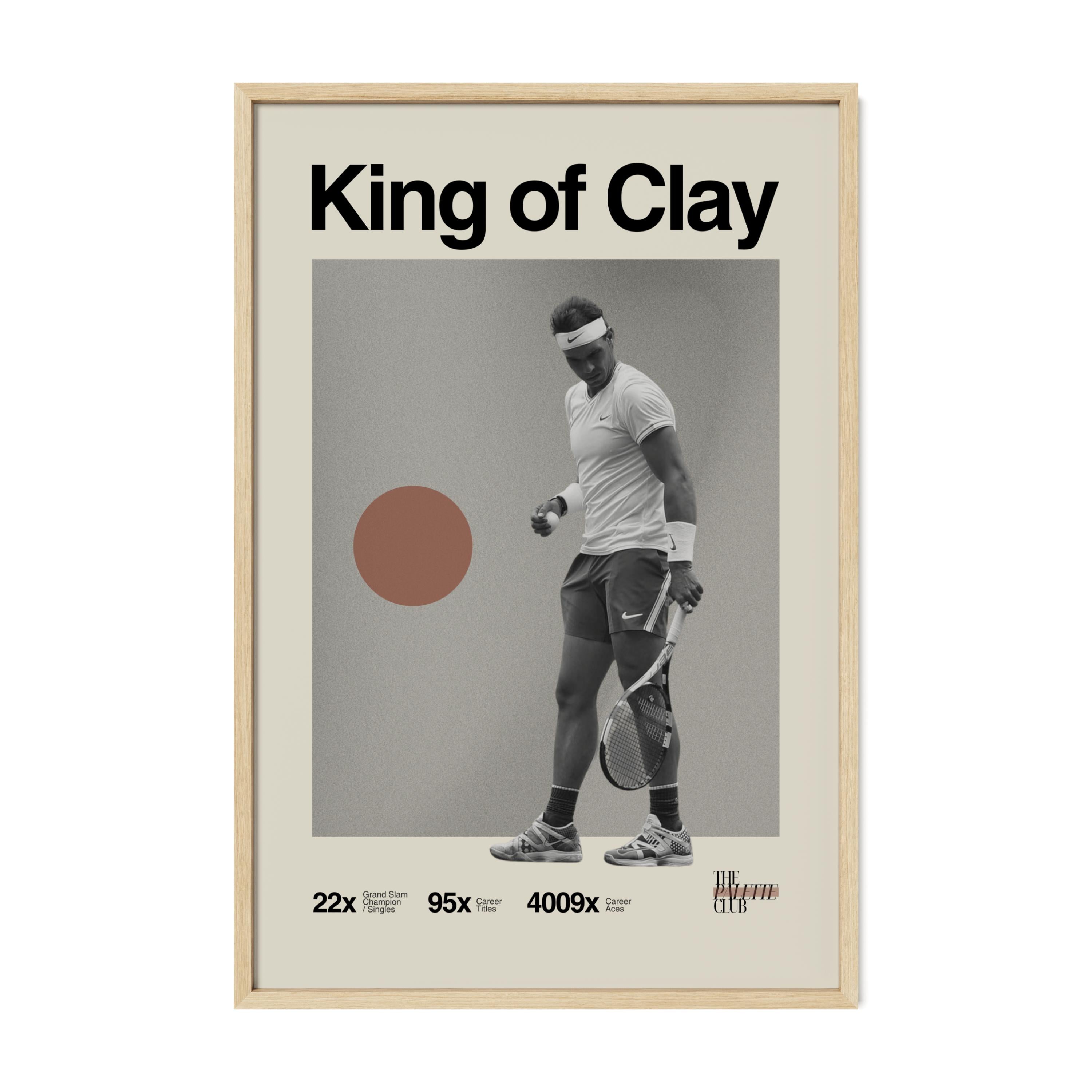 Rafael Nadal "King of Clay" Print