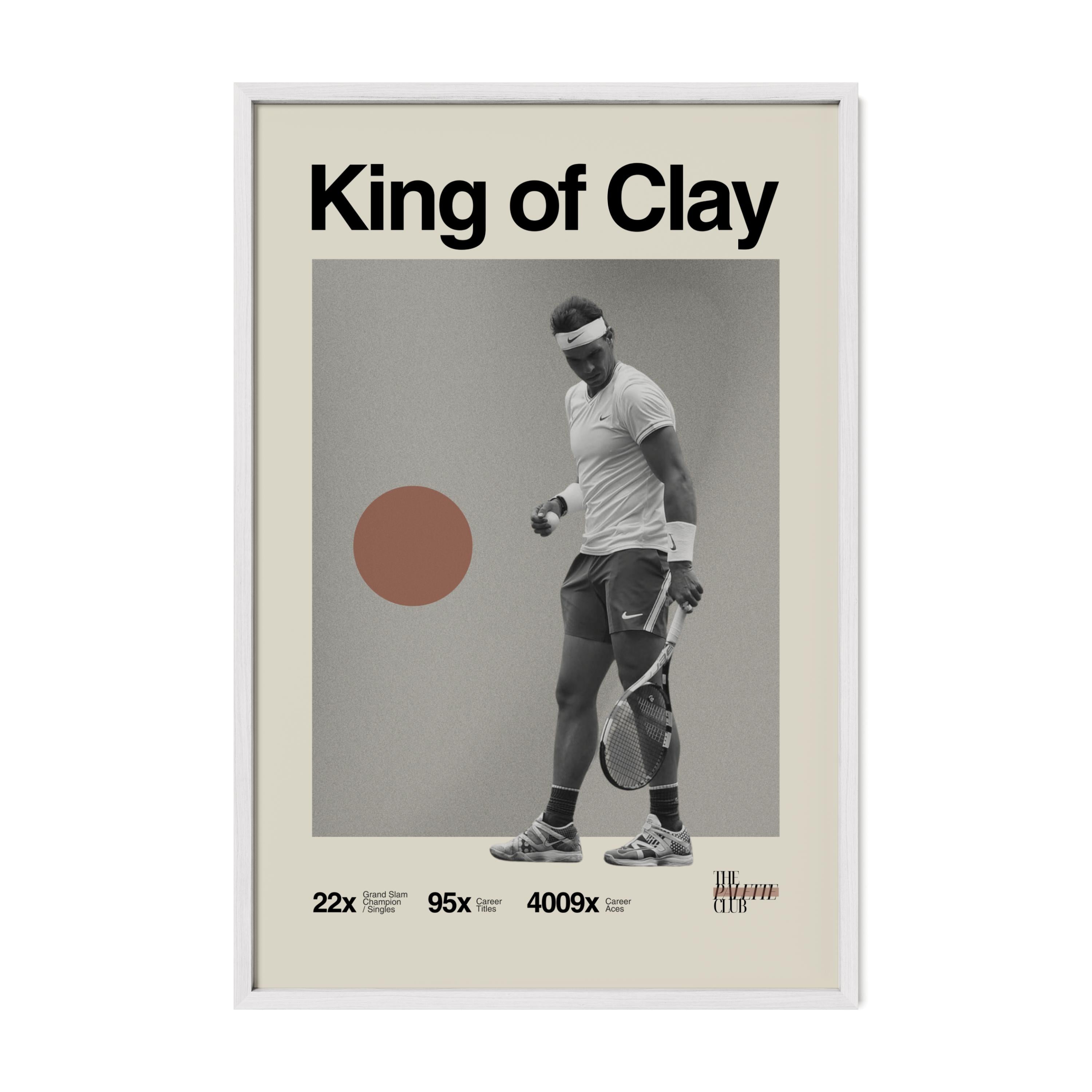 Rafael Nadal "King of Clay" Print