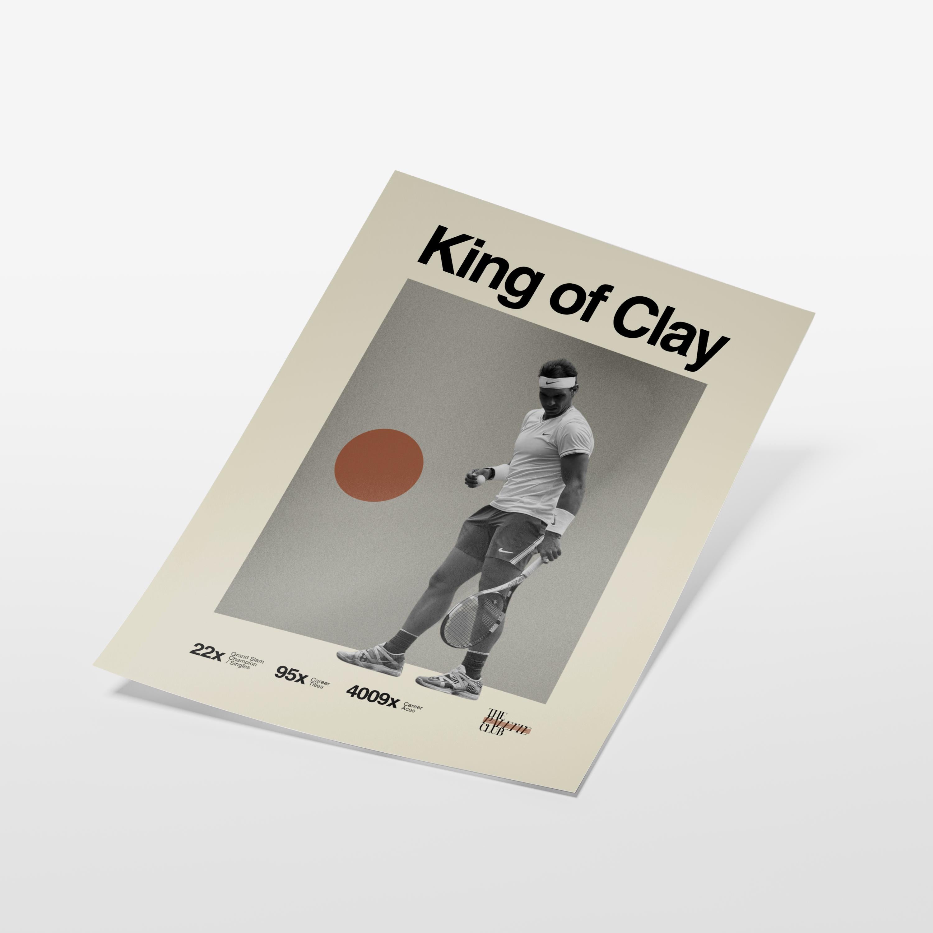 Rafael Nadal "King of Clay" Print