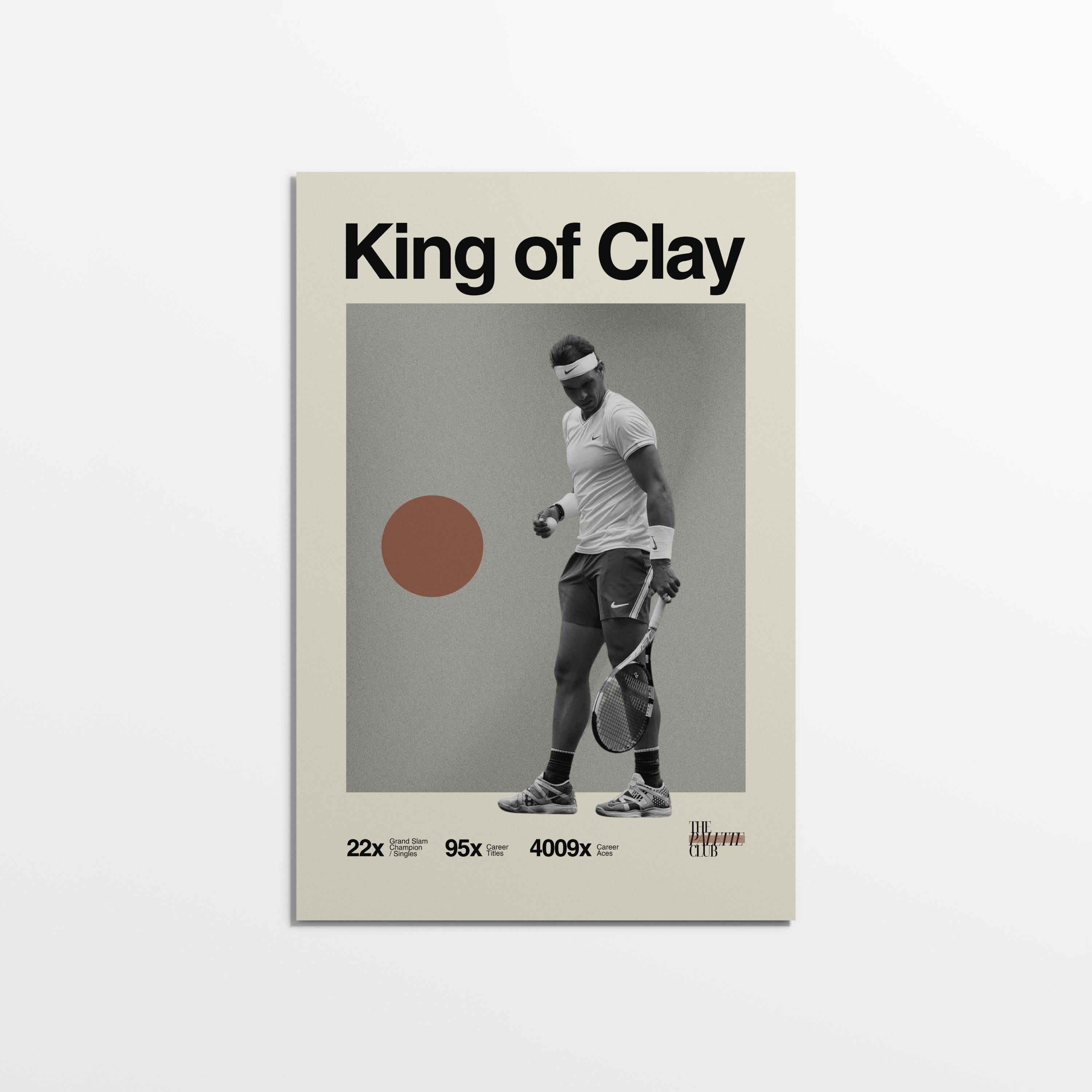 Rafael Nadal "King of Clay" Print
