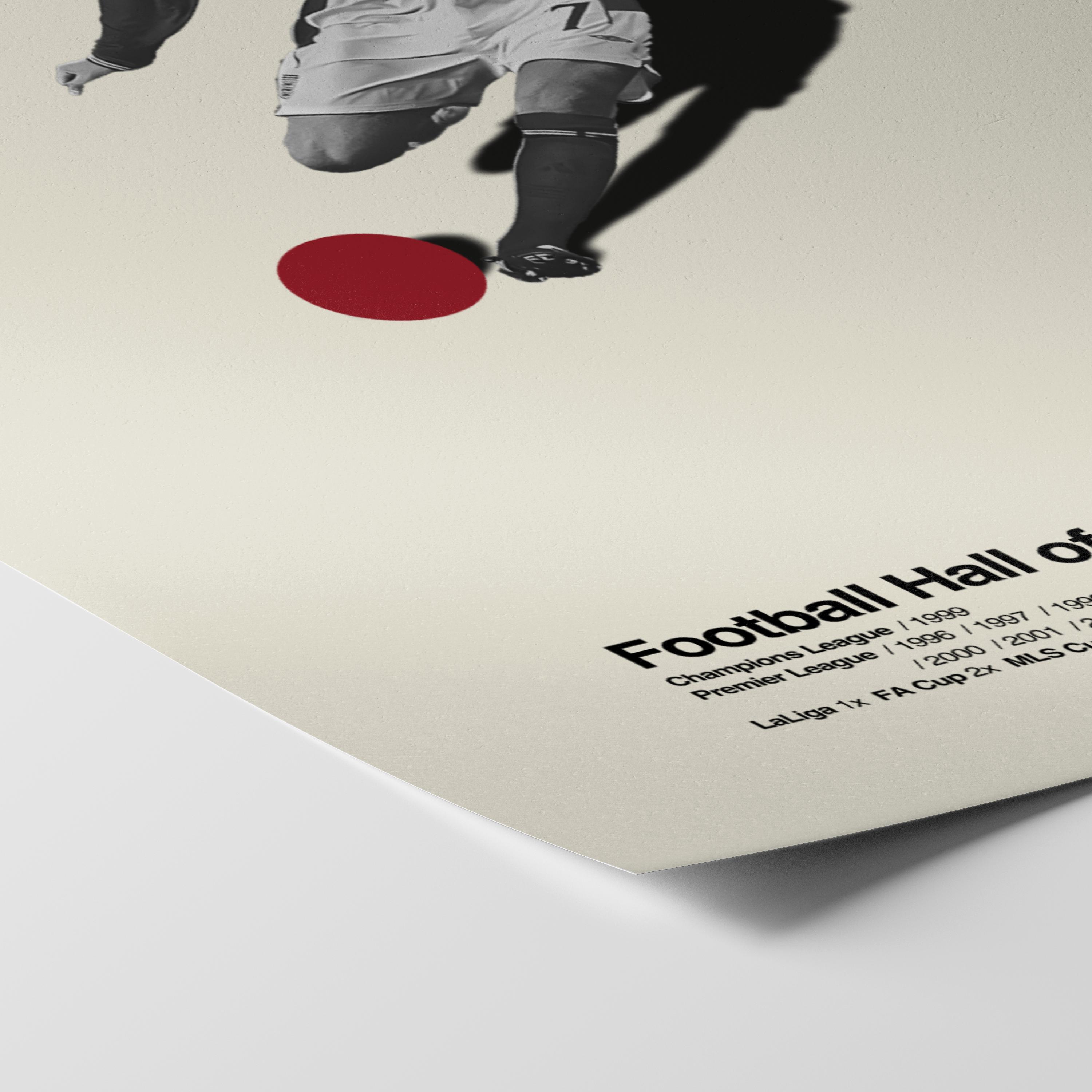 David Beckham England Print