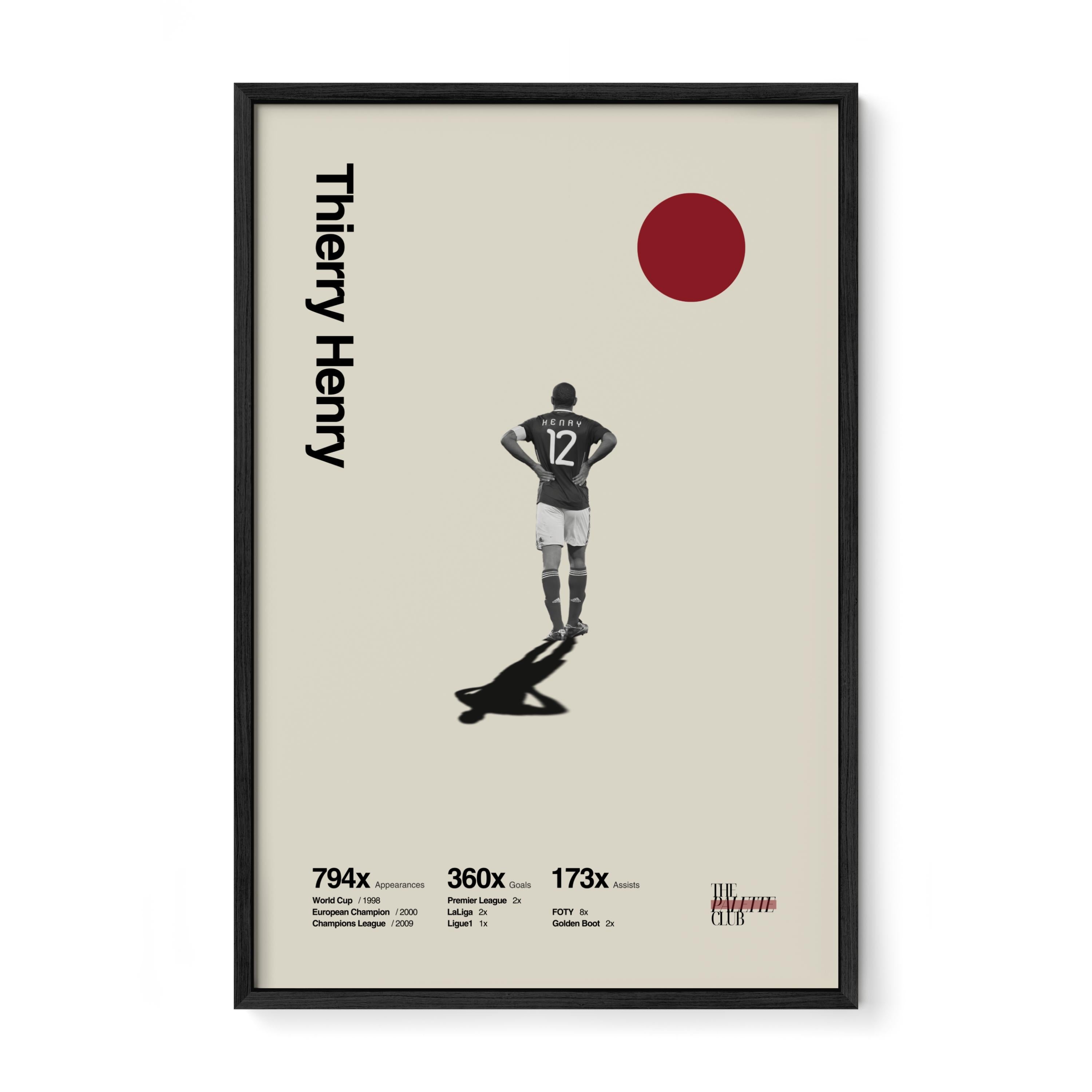 Thierry Henry France World Cup Print