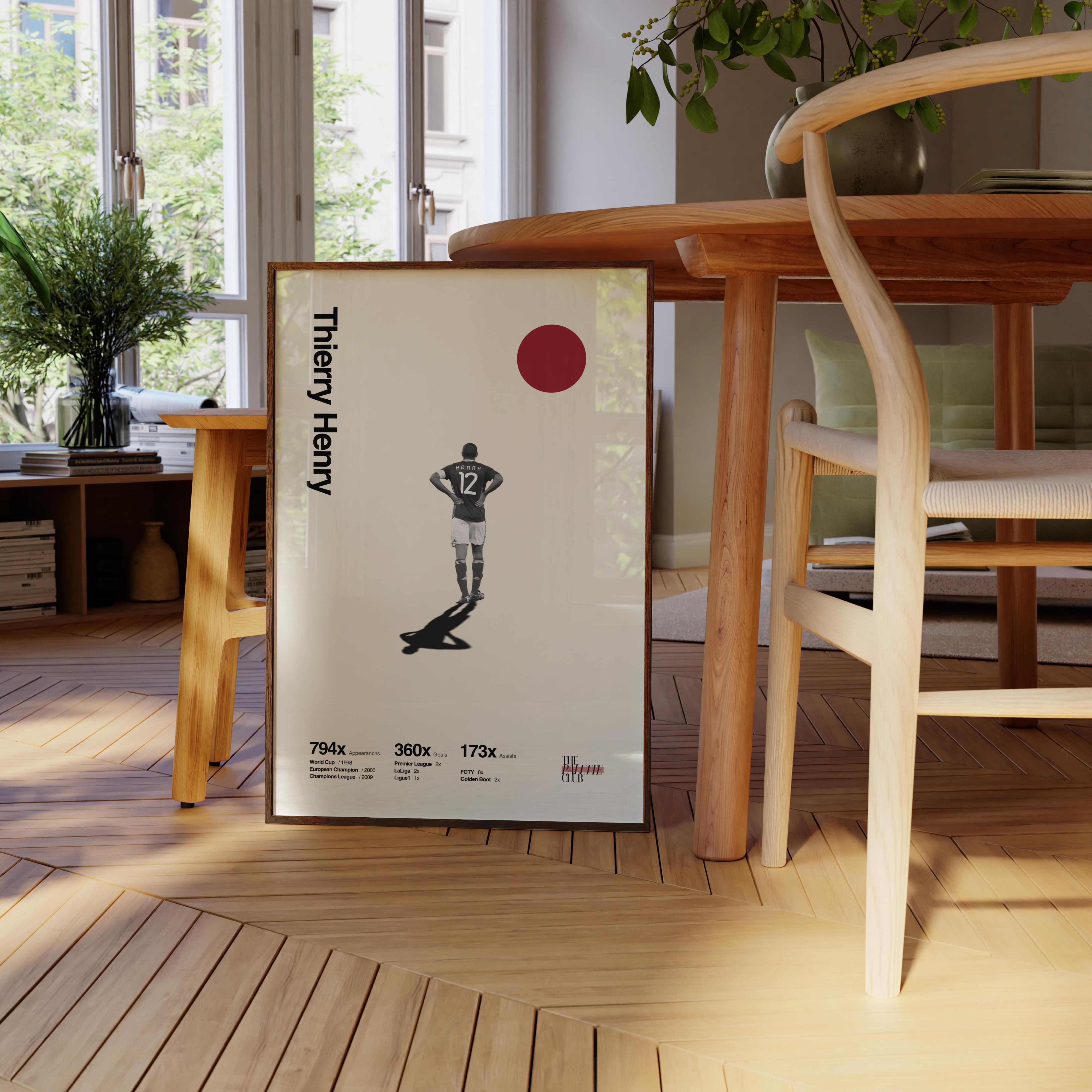 Thierry Henry France World Cup Print