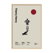 Thierry Henry France World Cup Print