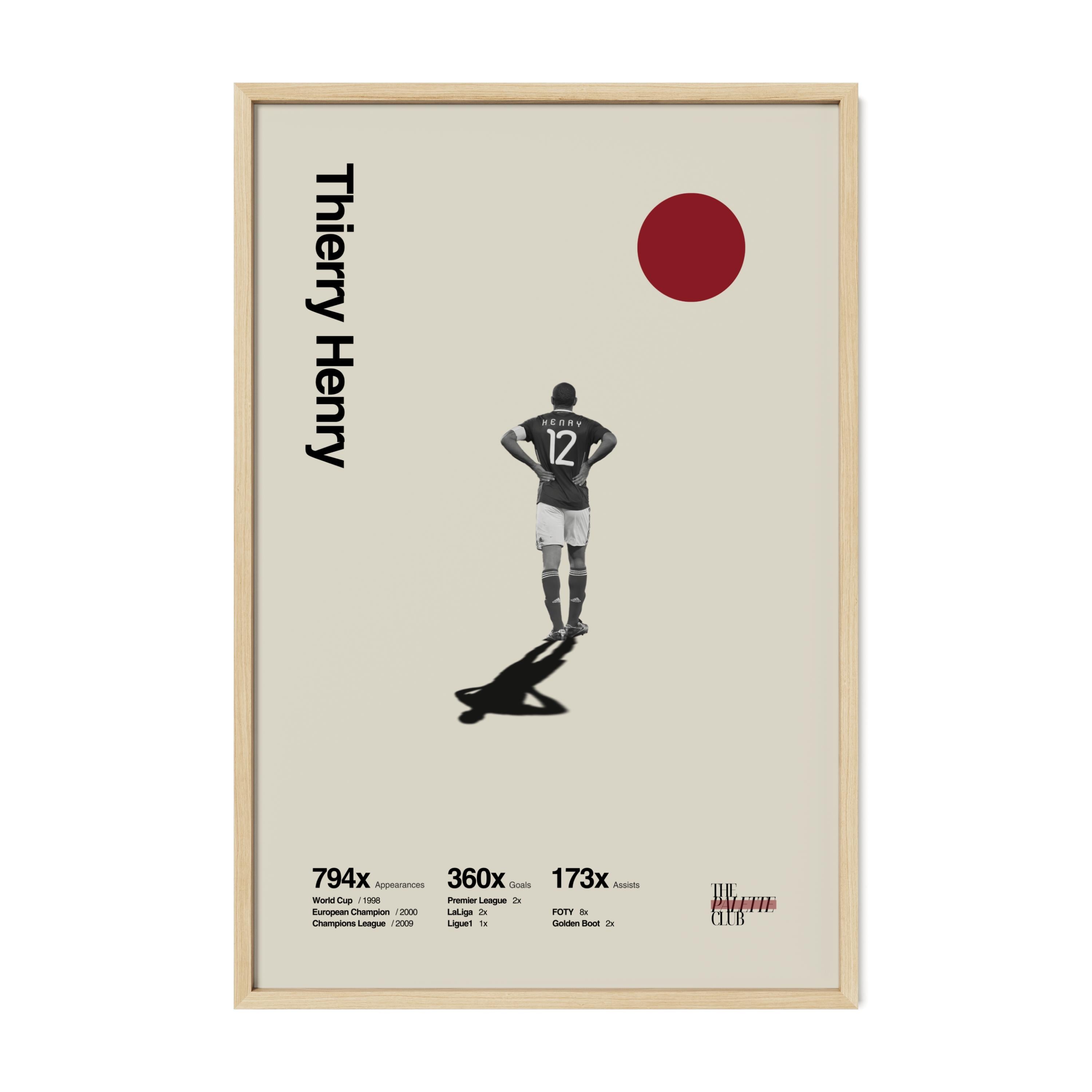 Thierry Henry France World Cup Print