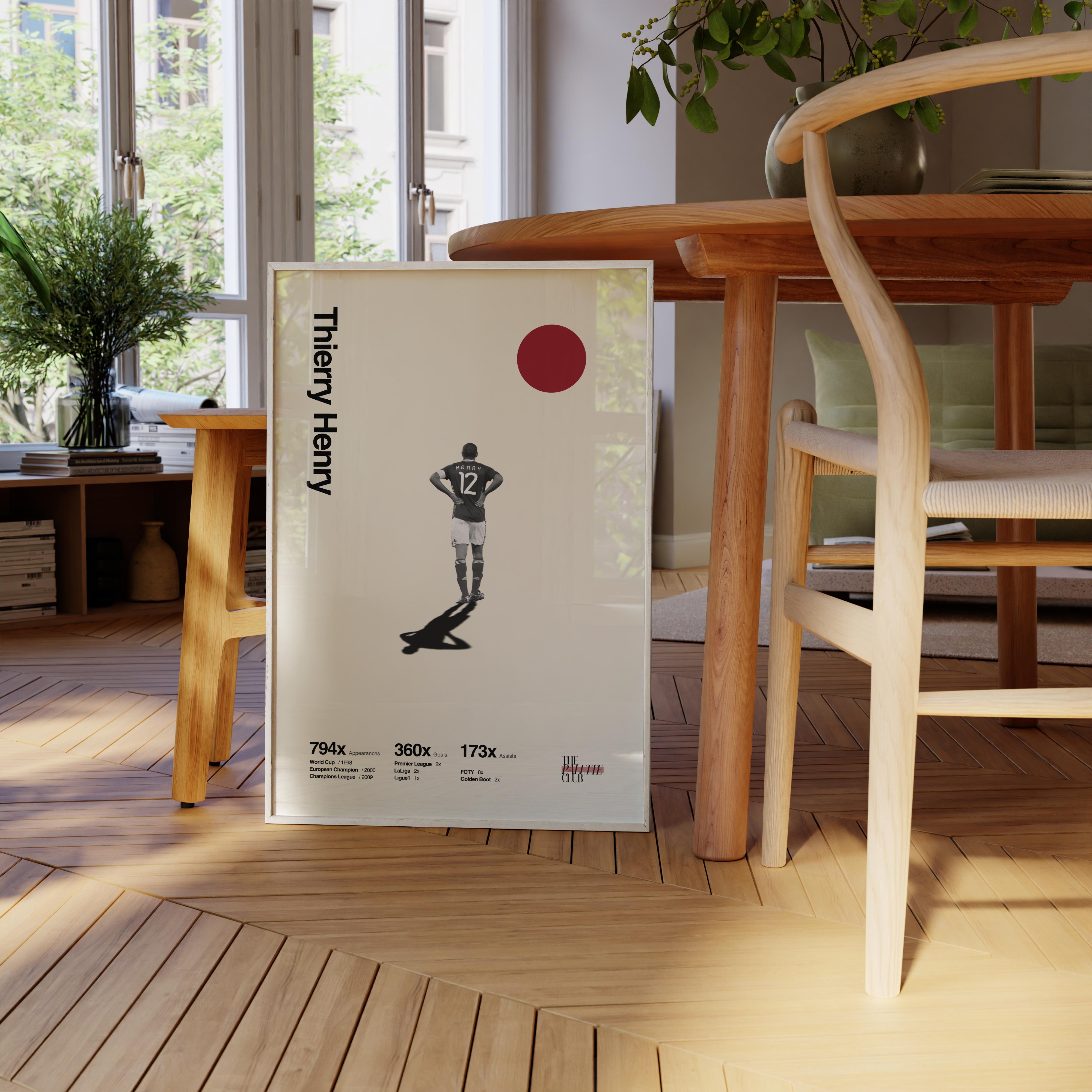 Thierry Henry France World Cup Print