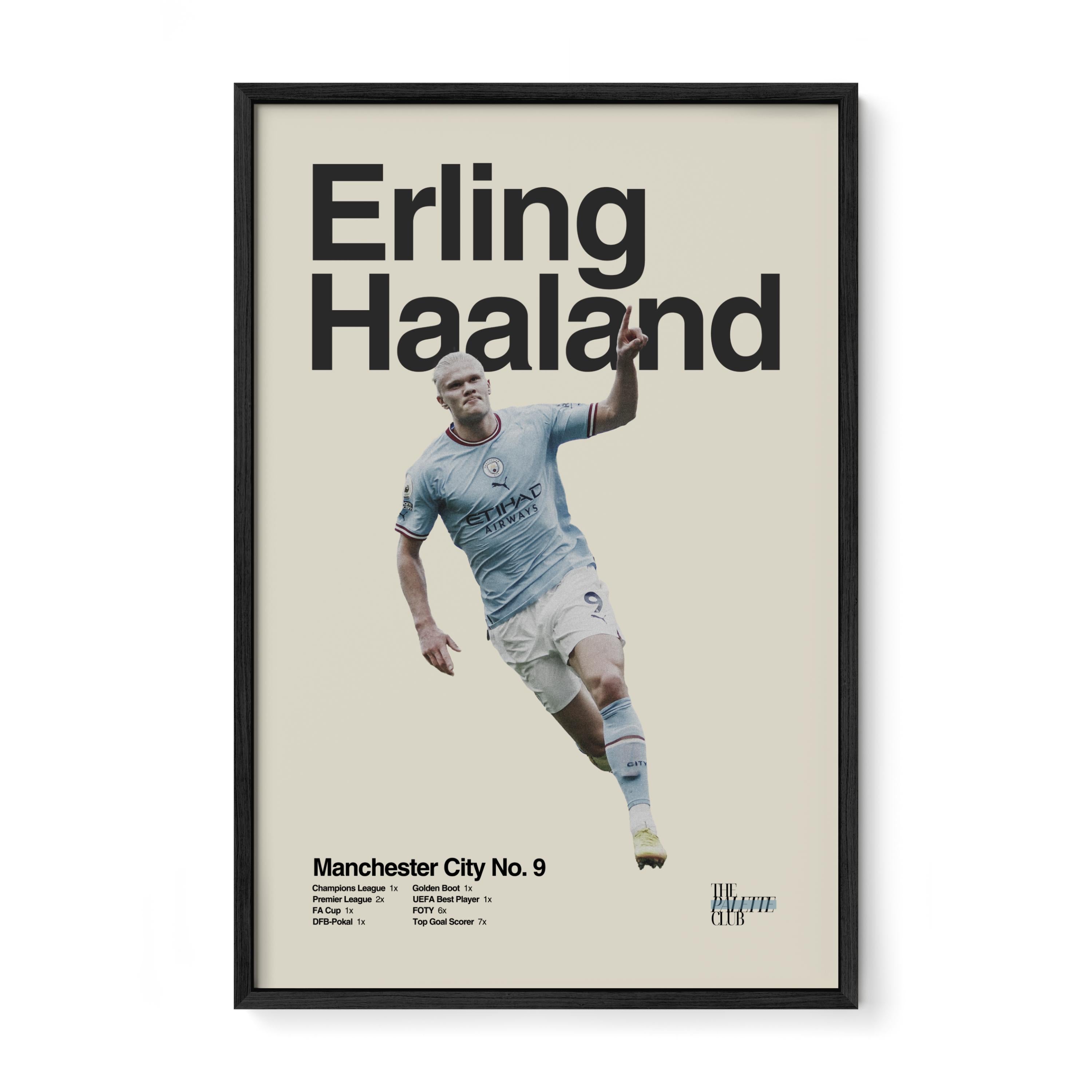 Earling Haaland Manchester City Print v2