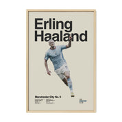 Earling Haaland Manchester City Print v2