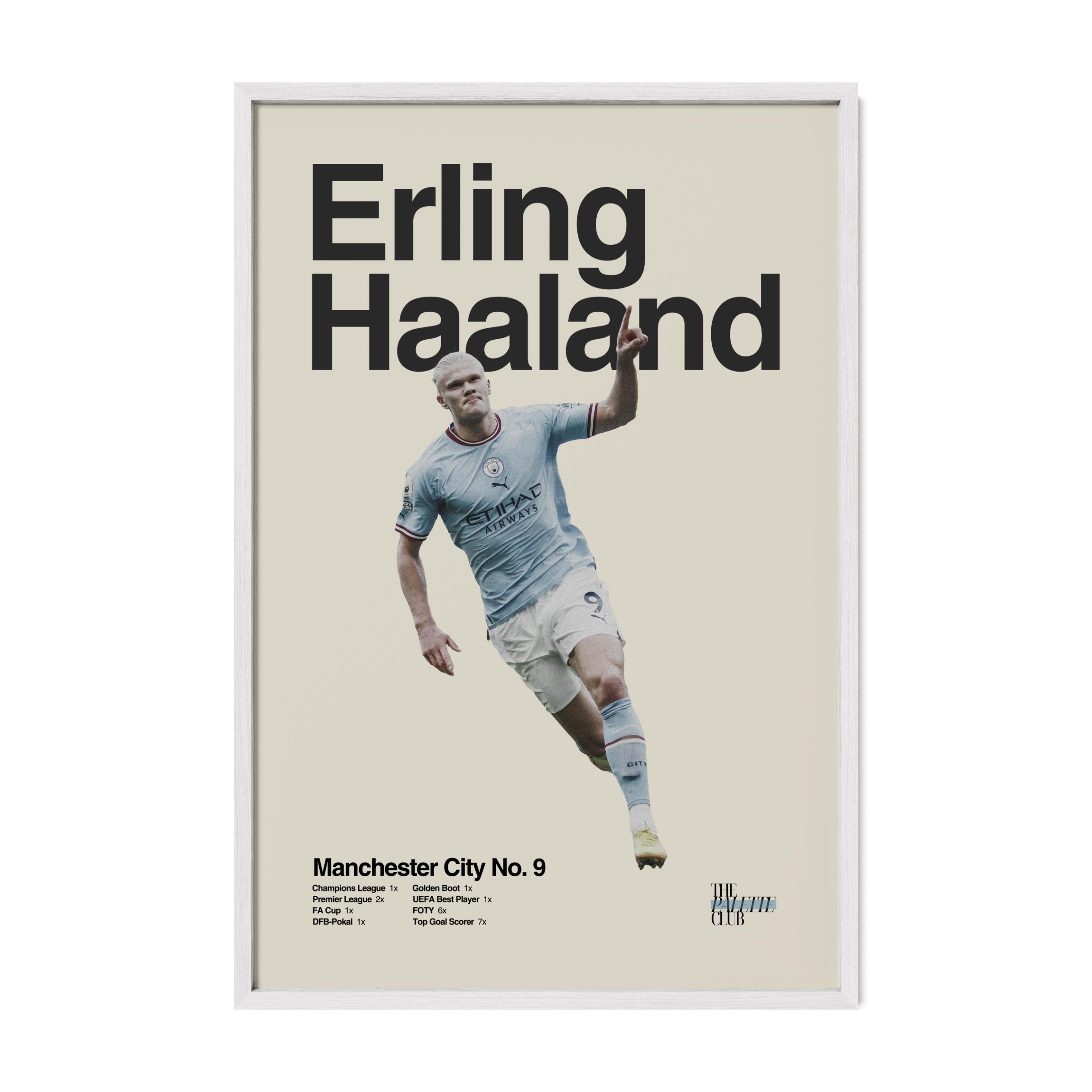 Earling Haaland Manchester City Print v2