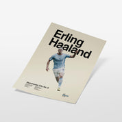 Earling Haaland Manchester City Print v2
