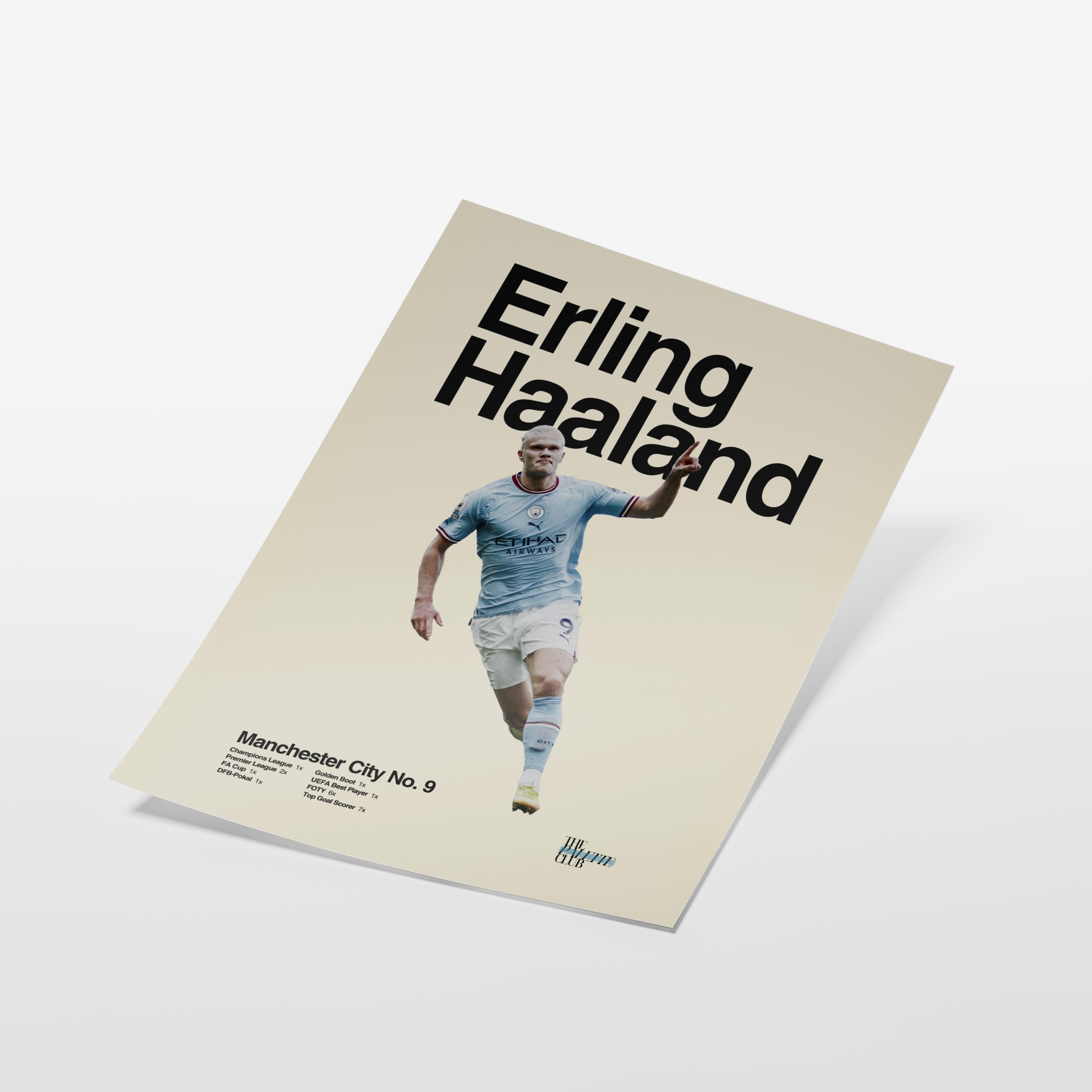 Earling Haaland Manchester City Print v2