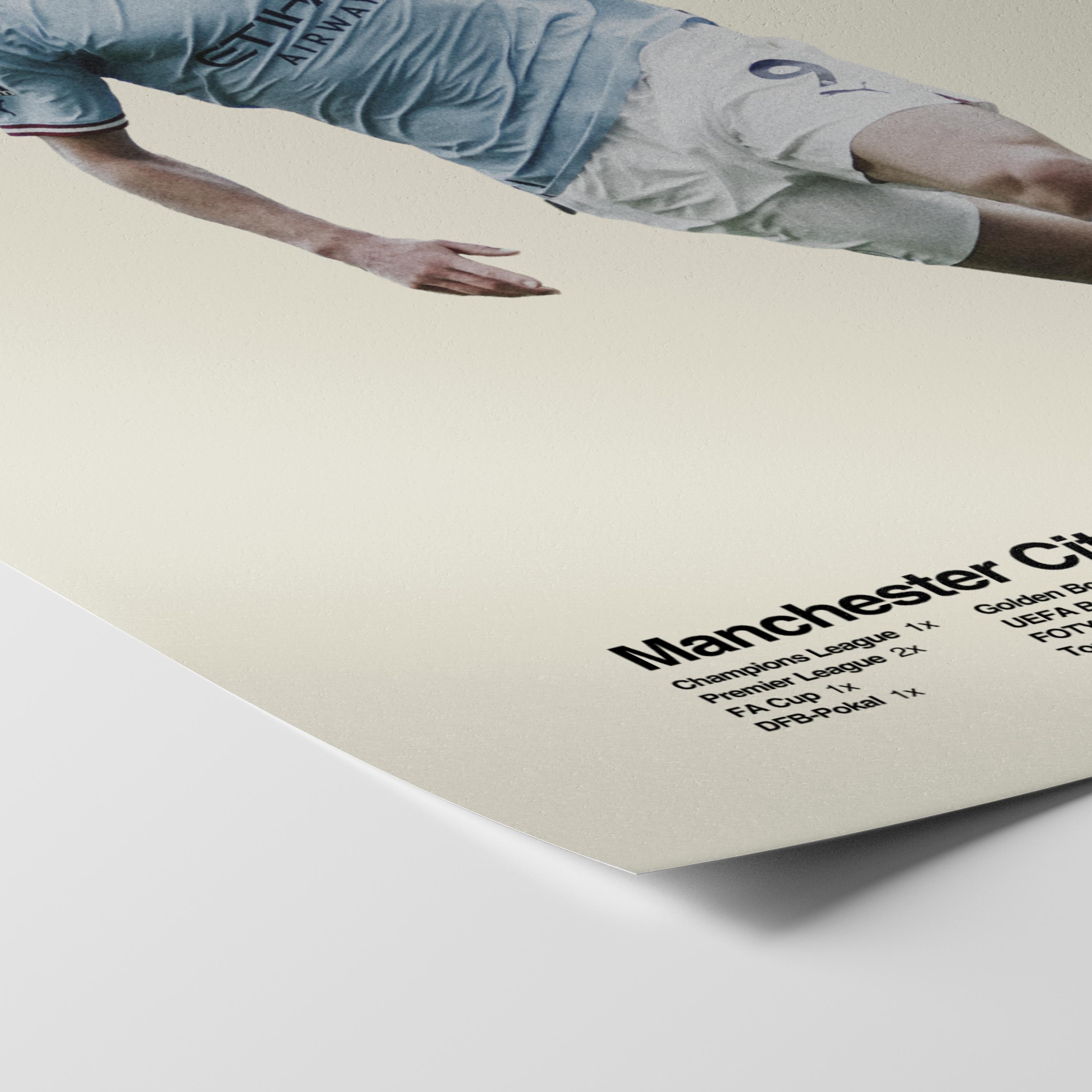 Earling Haaland Manchester City Print v2