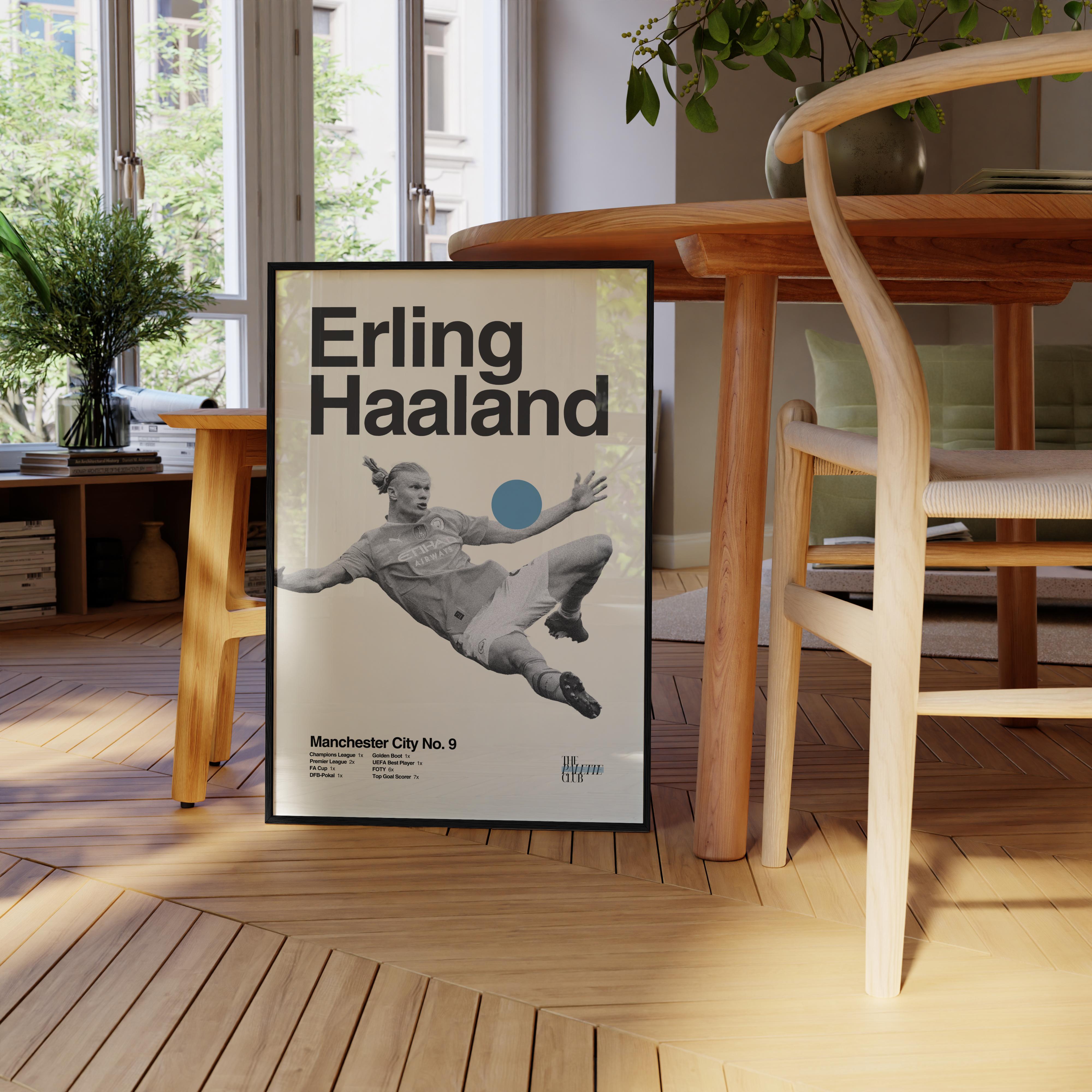 Earling Haaland Manchester City Print v1