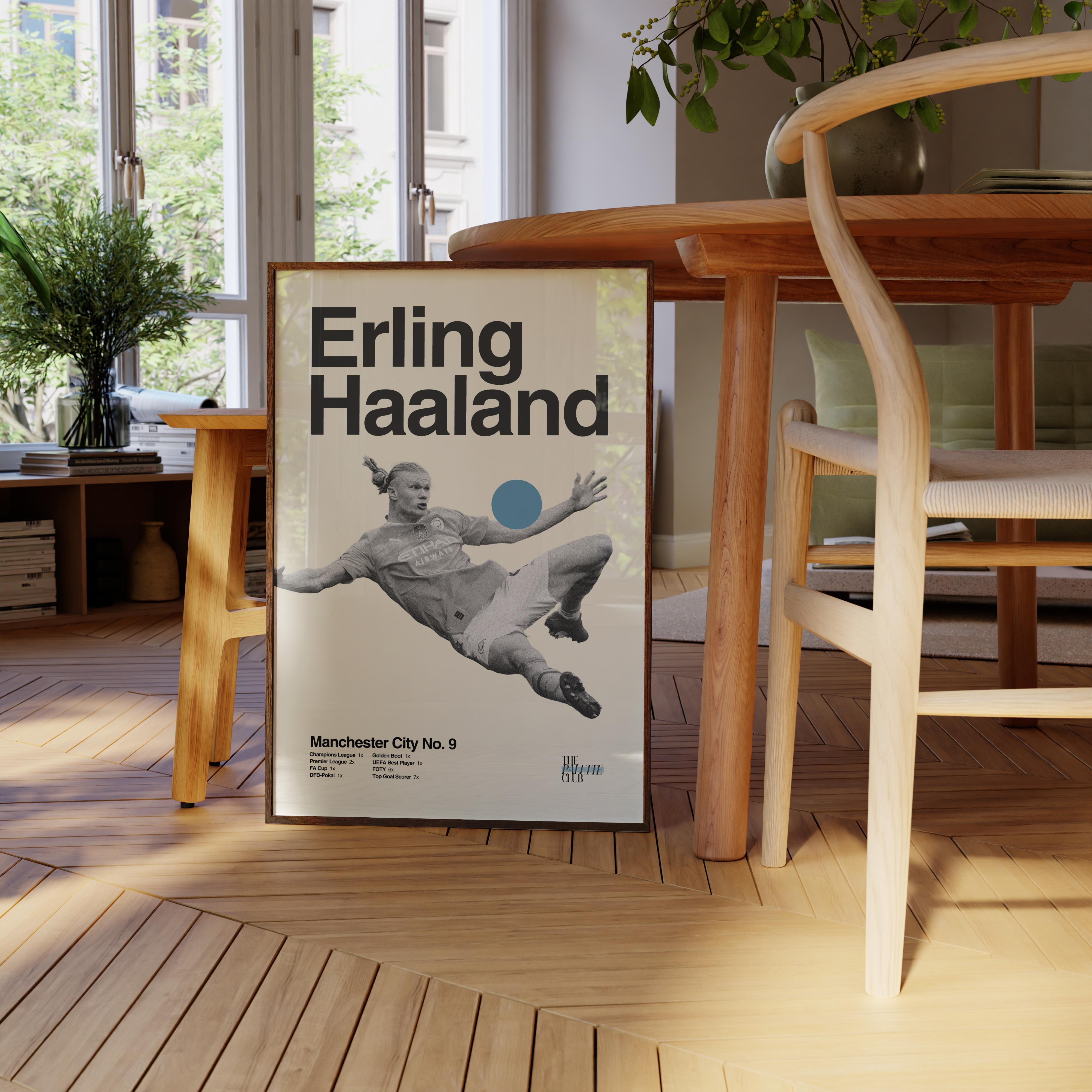 Earling Haaland Manchester City Print v1