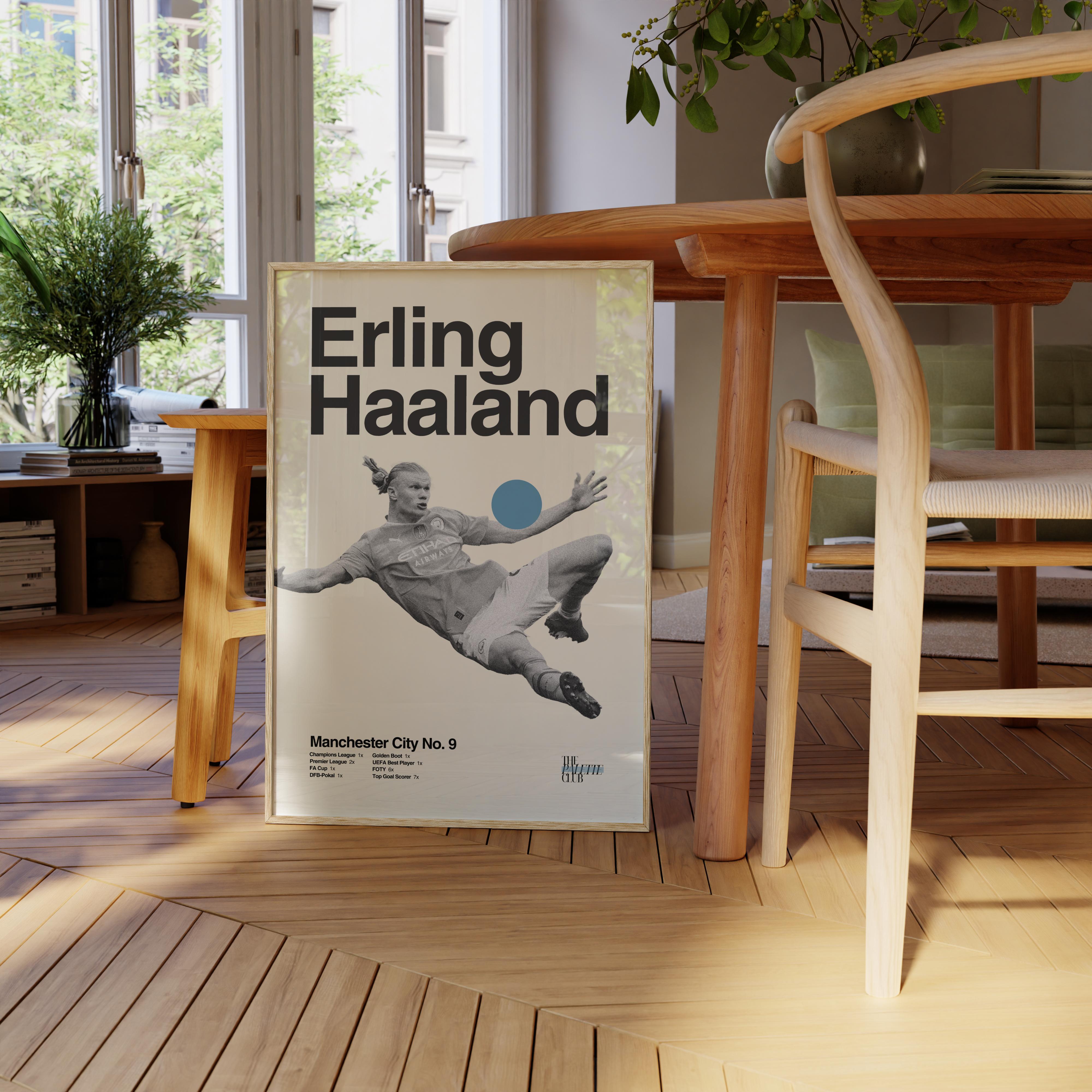 Earling Haaland Manchester City Print v1