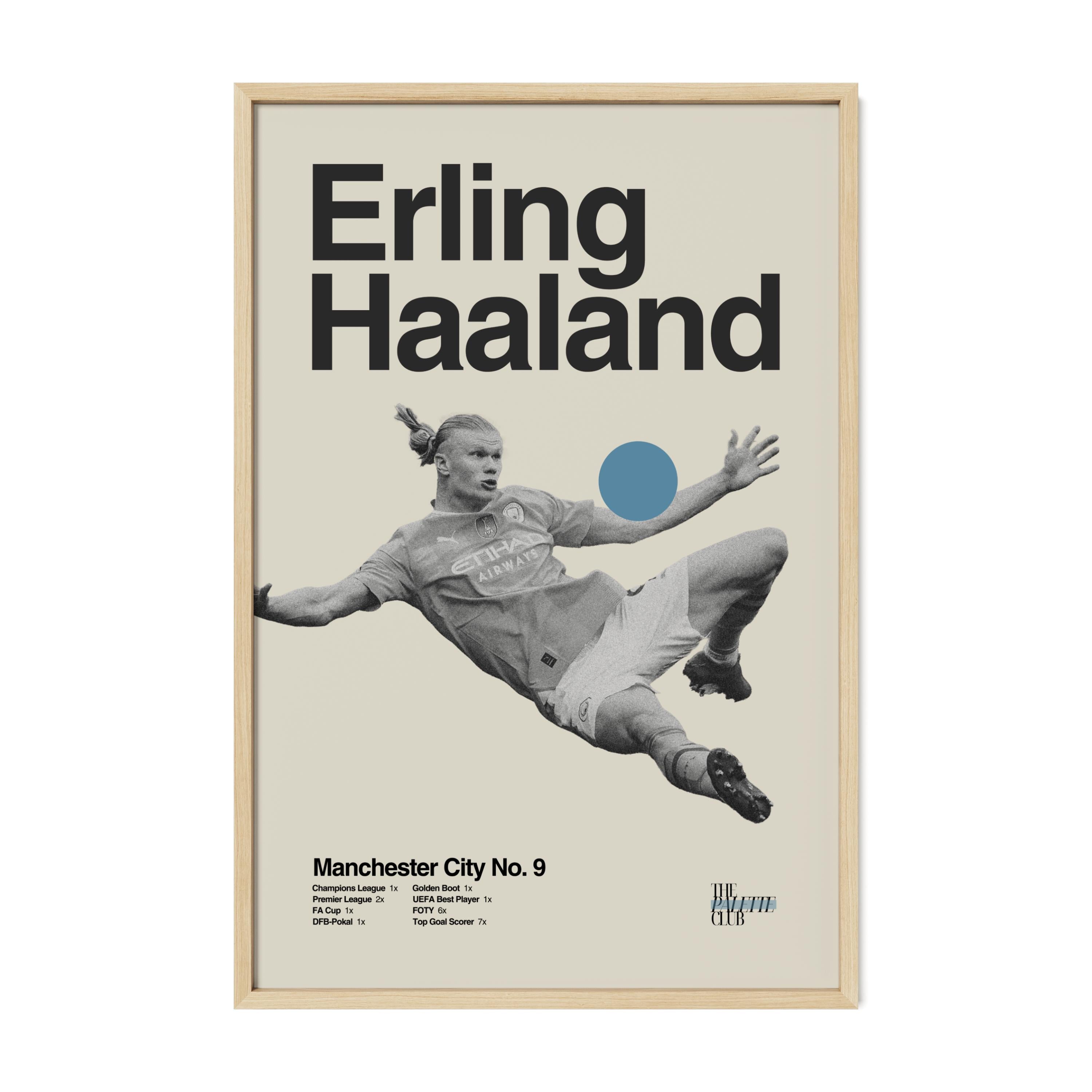 Earling Haaland Manchester City Print v1